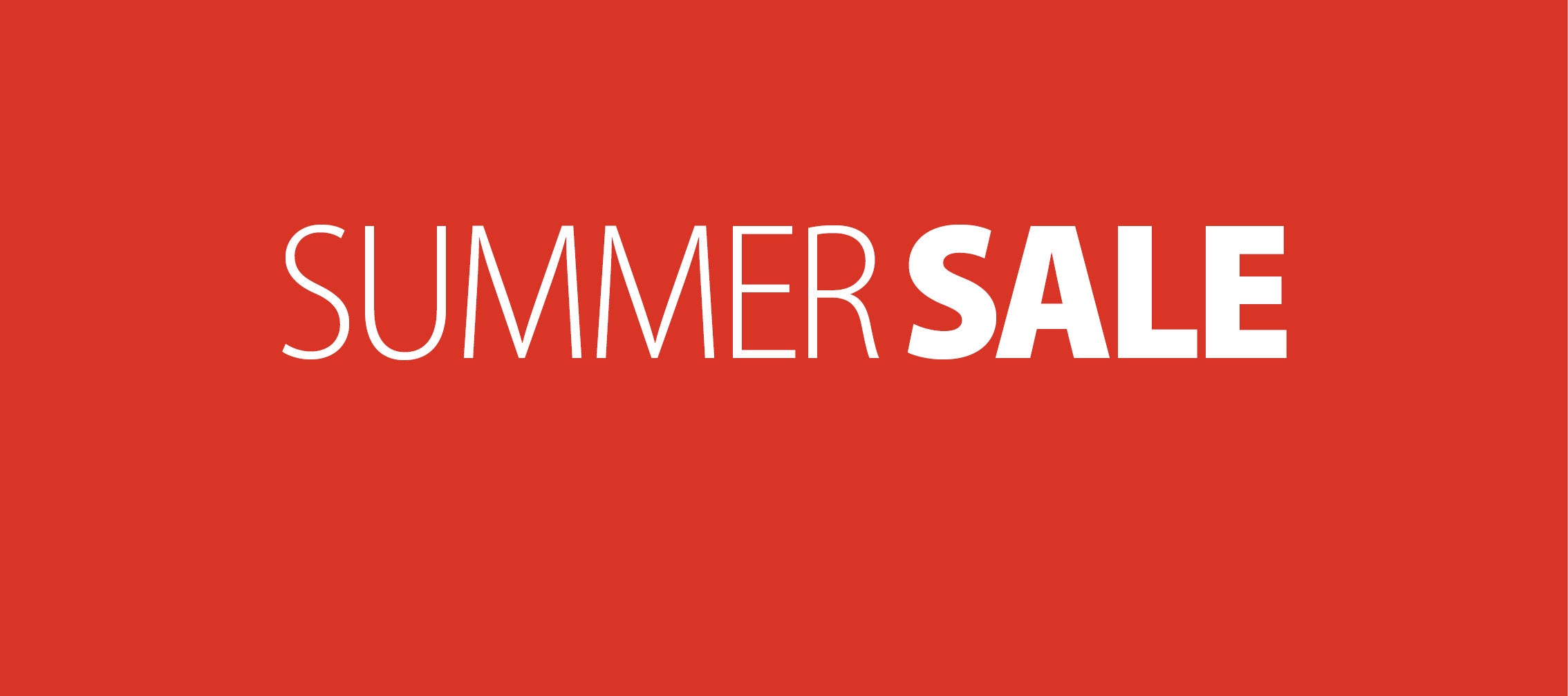 Summer Sale - Bis zu 50 % reduziert