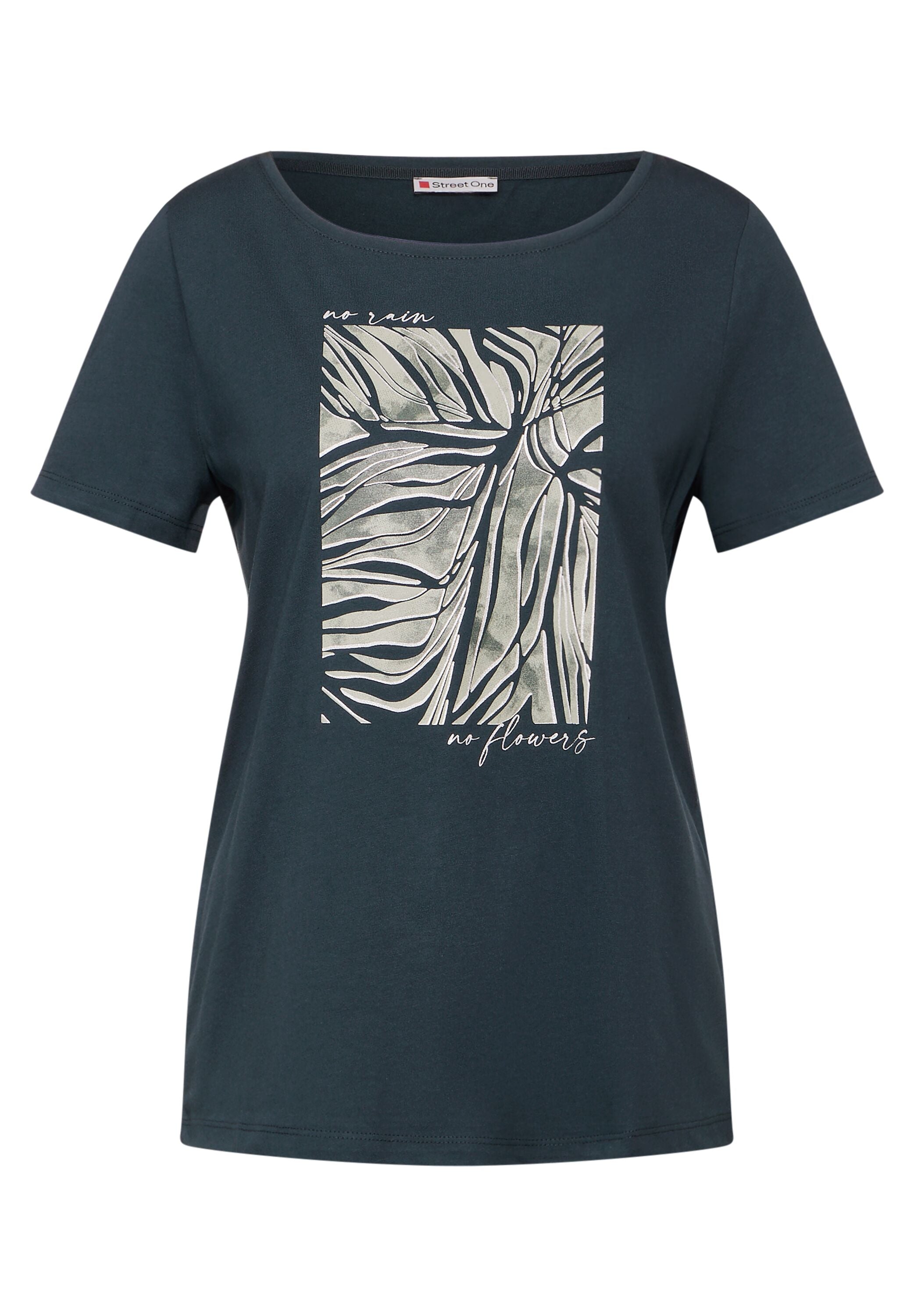 T-Shirt mit Folienprint