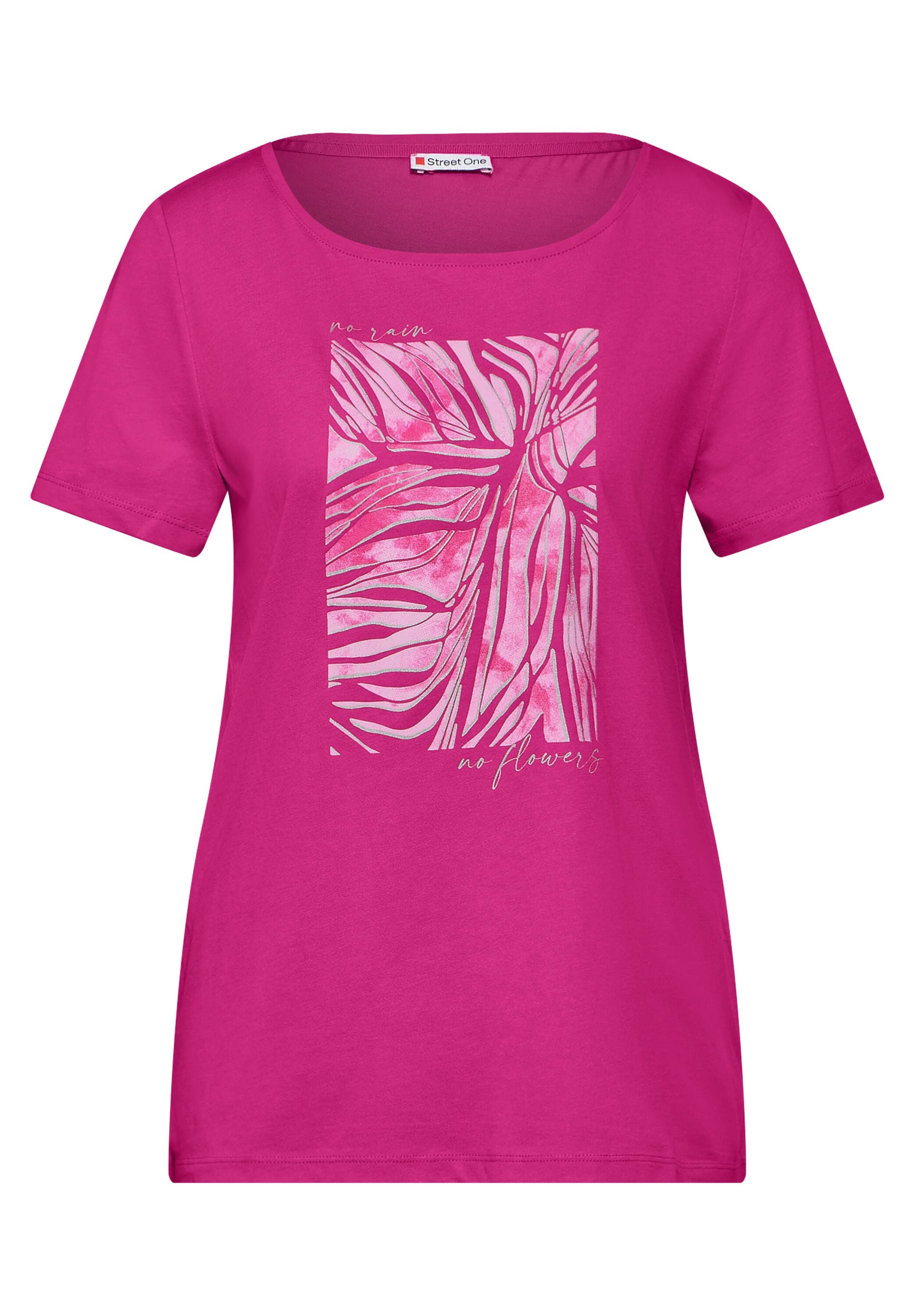 T-Shirt mit Folienprint