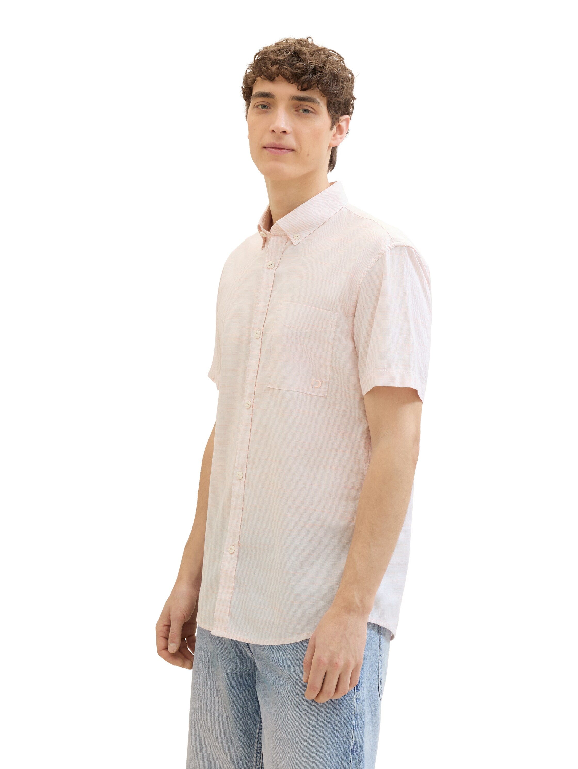 striped slubyarn shirt