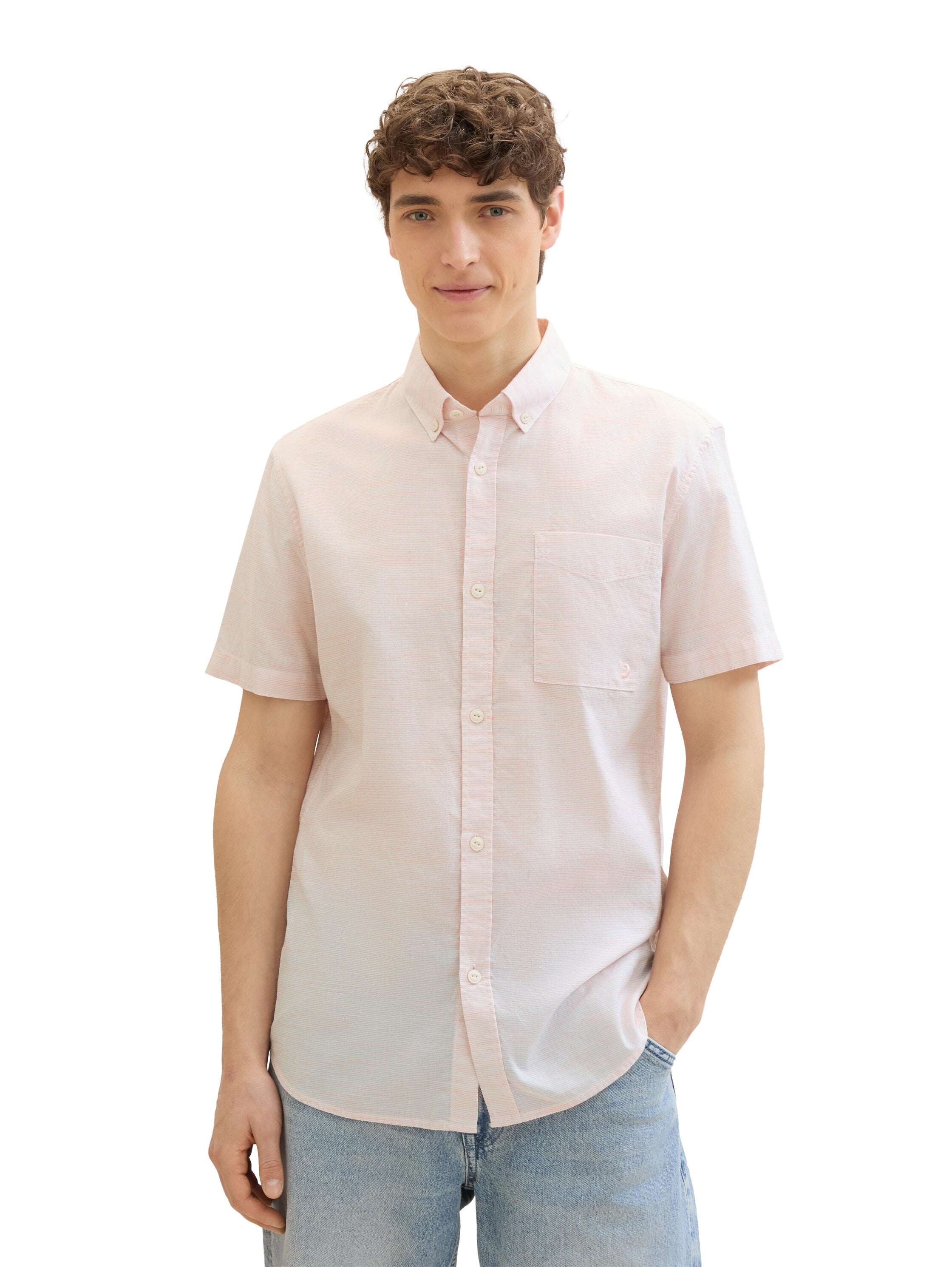 striped slubyarn shirt