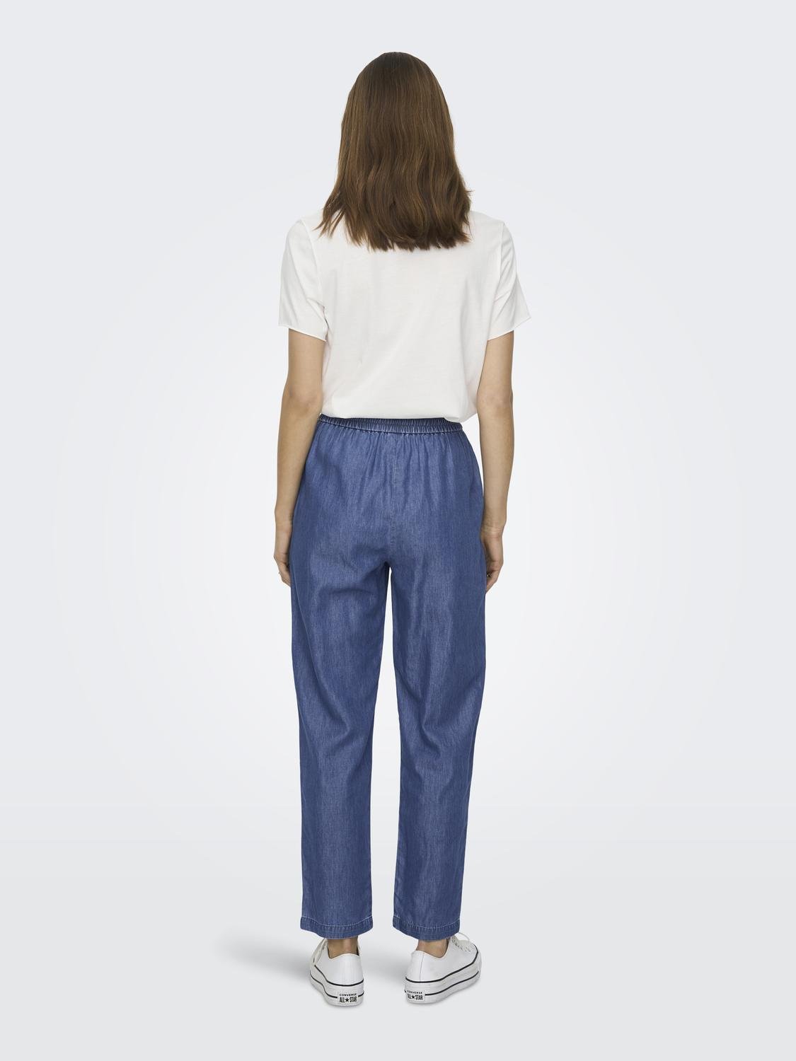 ONLBEA HW ELASTIC DNM STRING PANT BJ