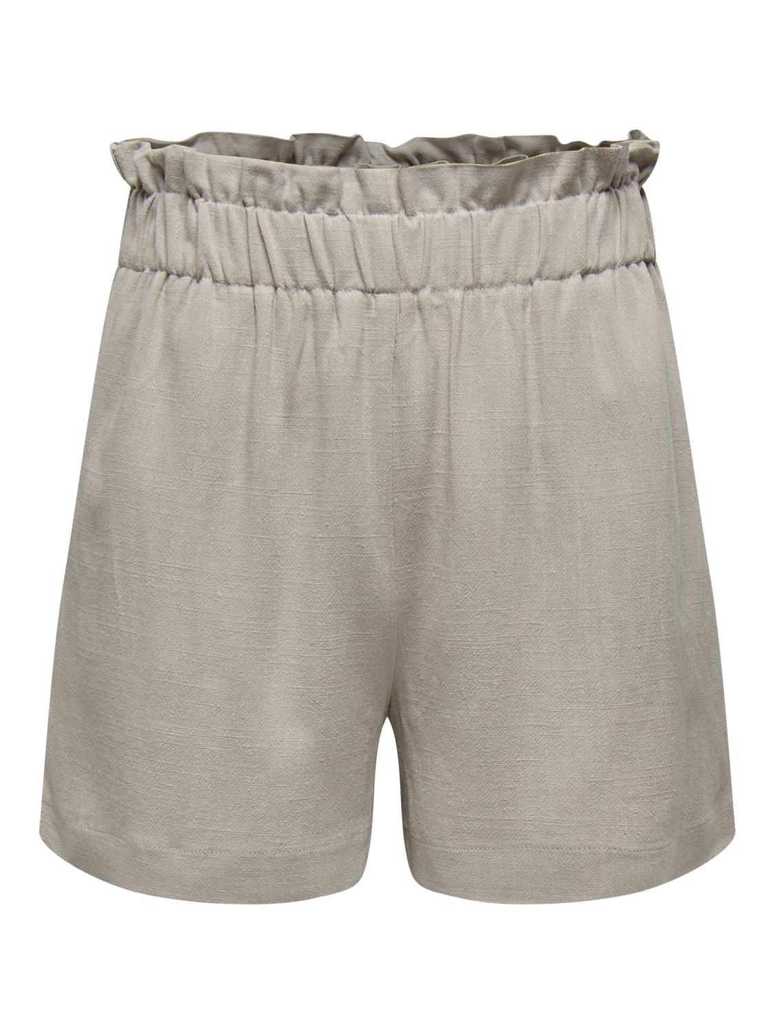 ONLSOLVI HW PB LINEN BL SHORTS PNT