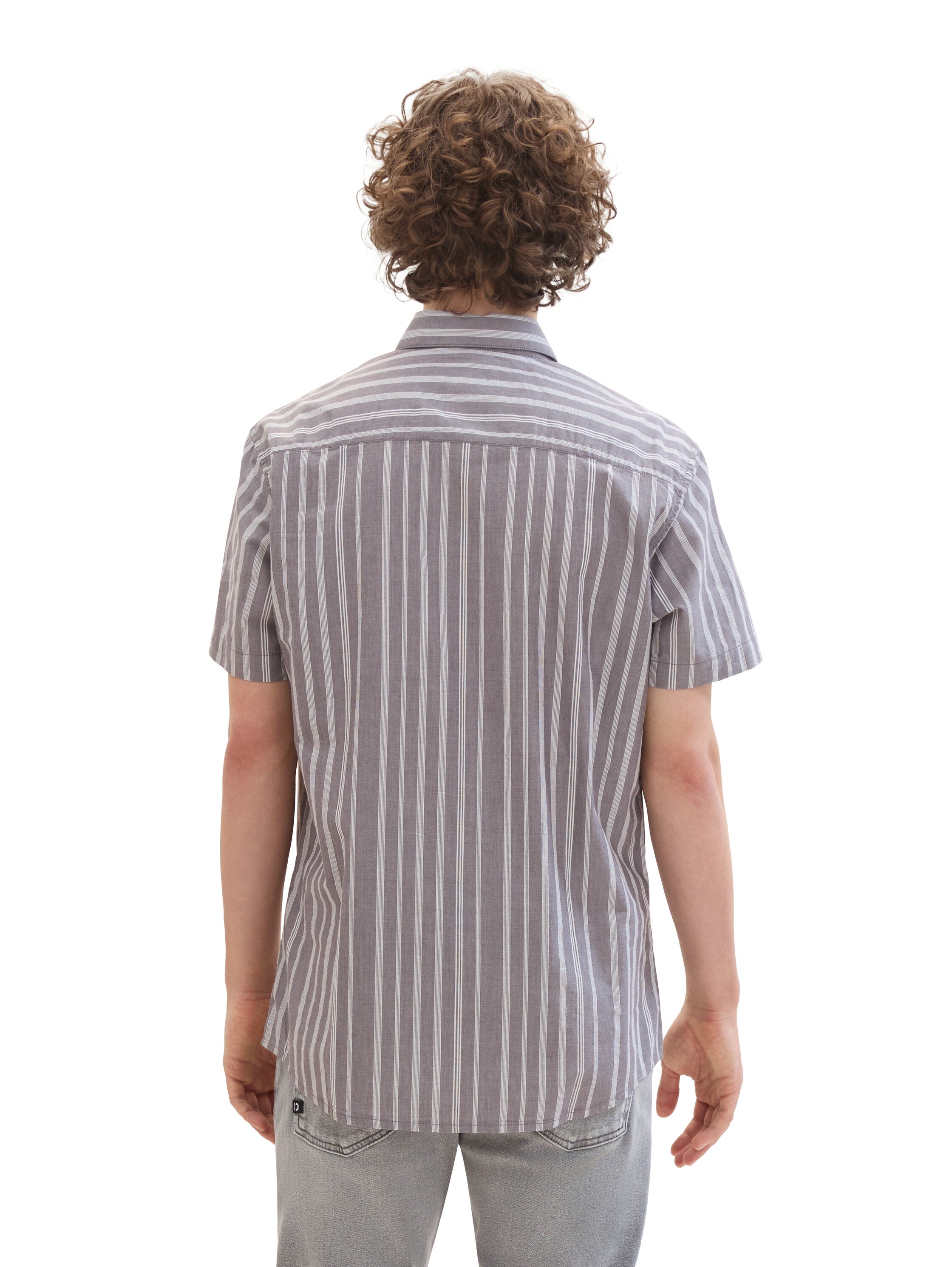 Gestreiftes Kurzarmhemd