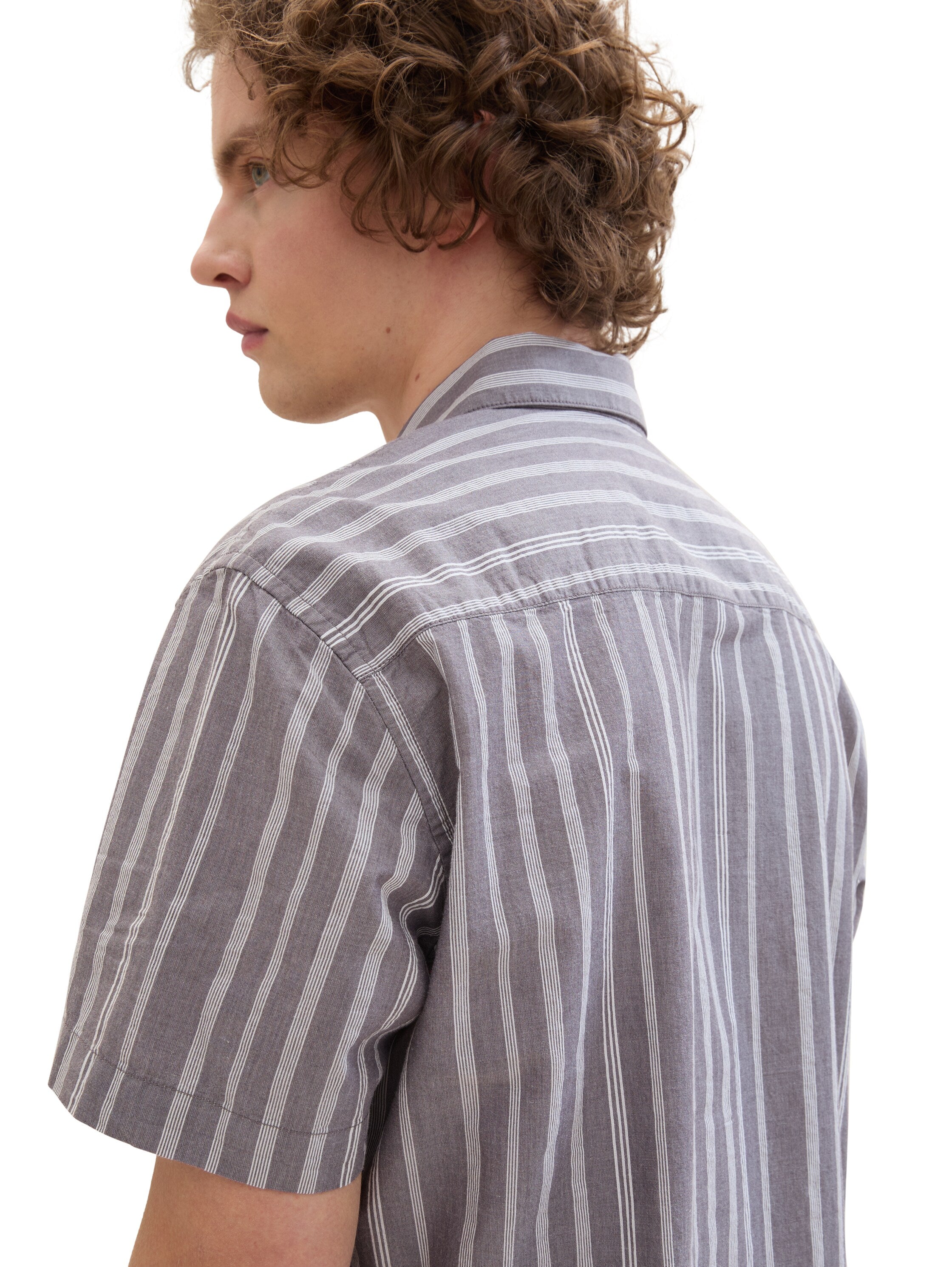 Gestreiftes Kurzarmhemd