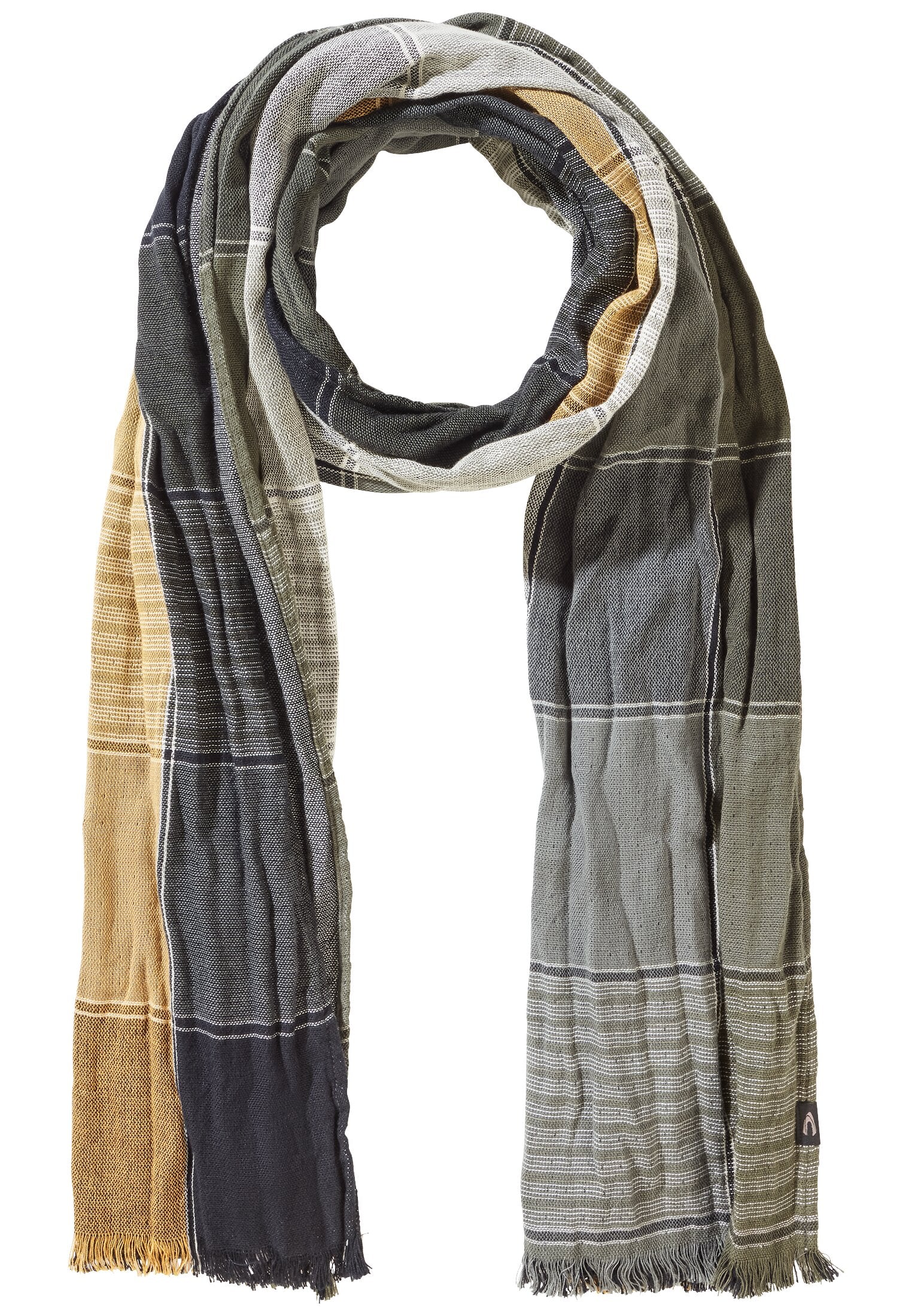 Webschal mit kariertem Muster