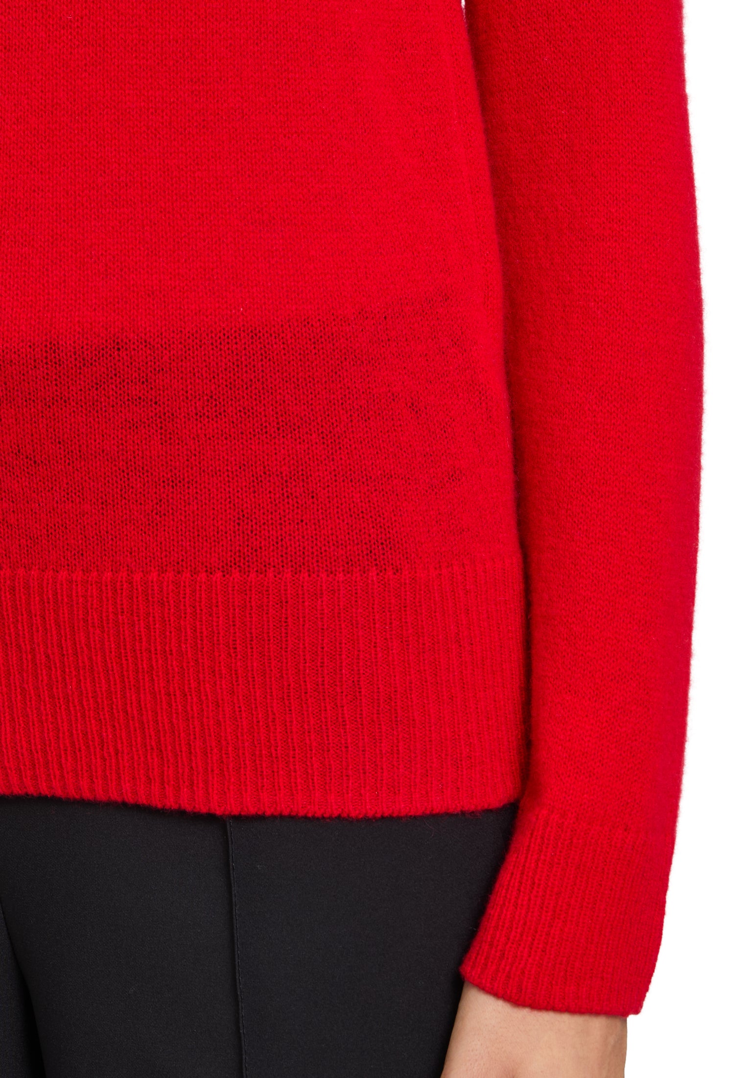 Feinstrickpullover 100 % Kaschmir mit Rundhalsausschnitt