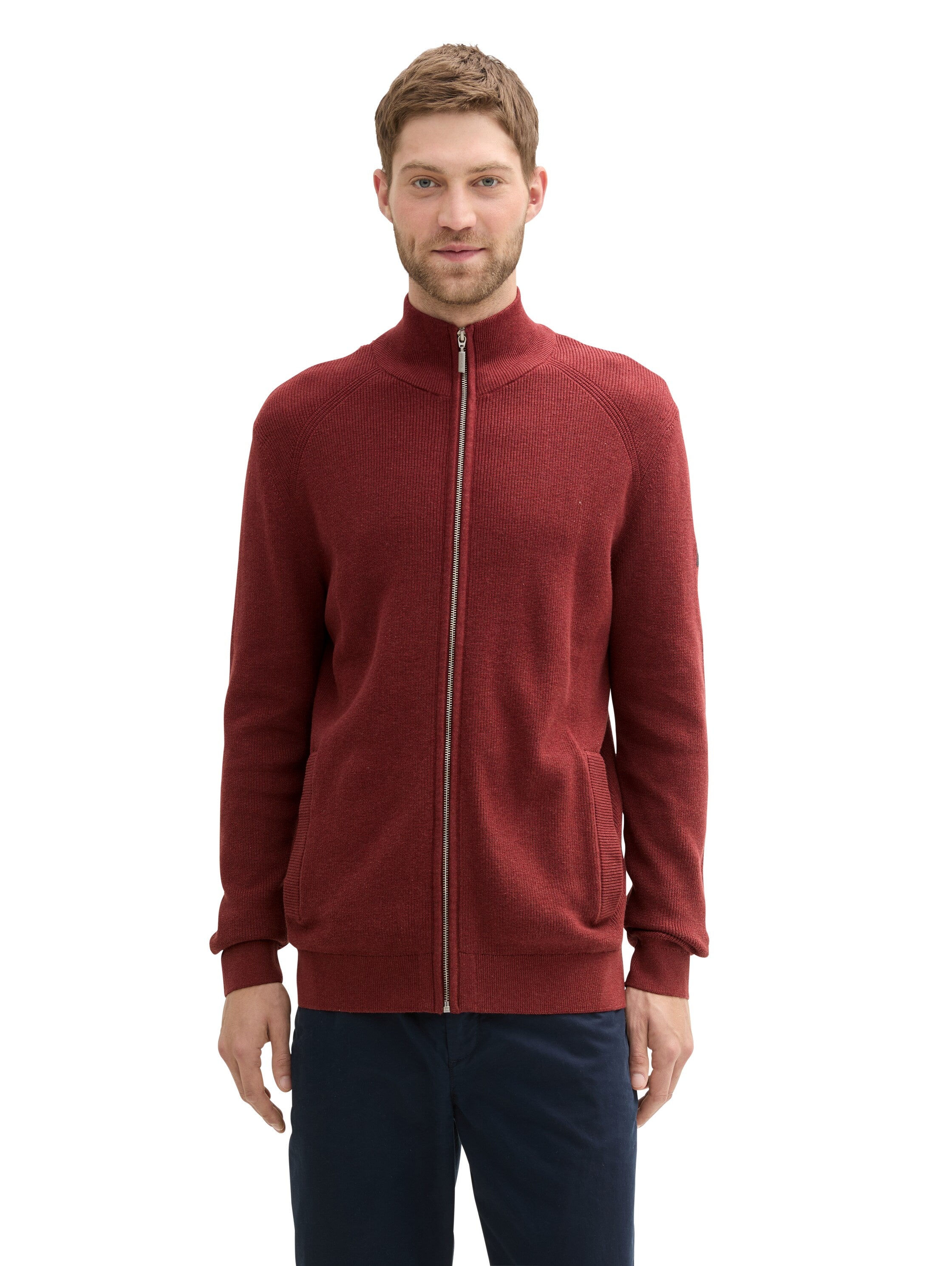 Strukturierte Strickjacke