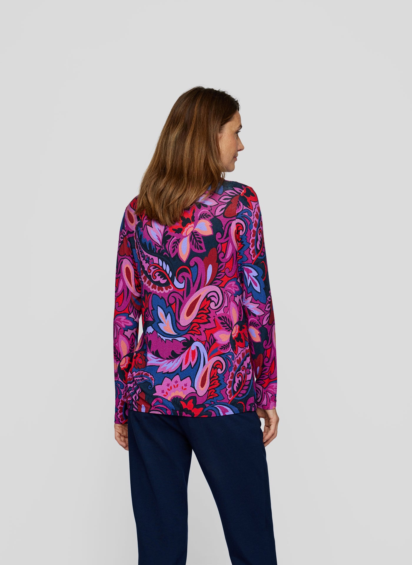 Rollkragen-Shirt langarm