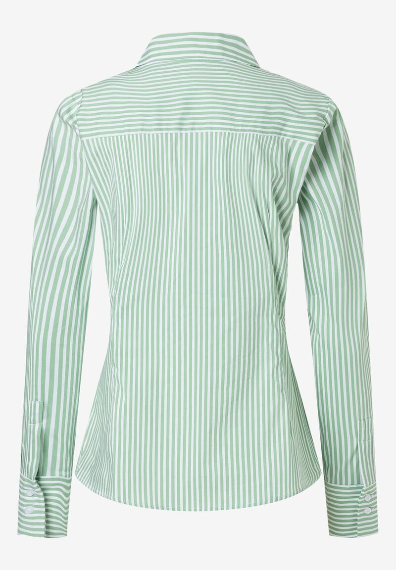 Streifenbluse grün/weiß Frühjahrs-Kollektion