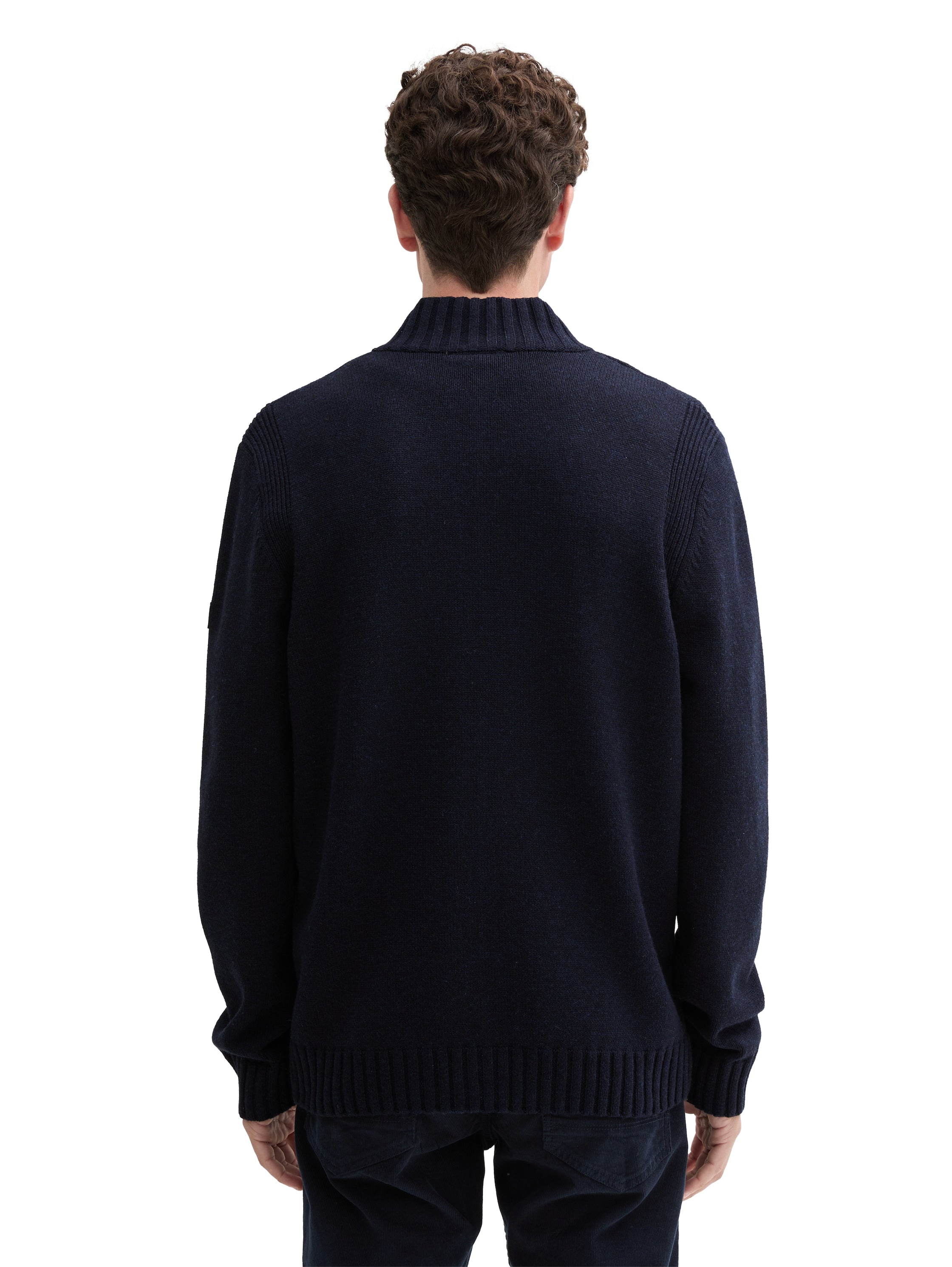 Strickjacke mit Reißverschluss