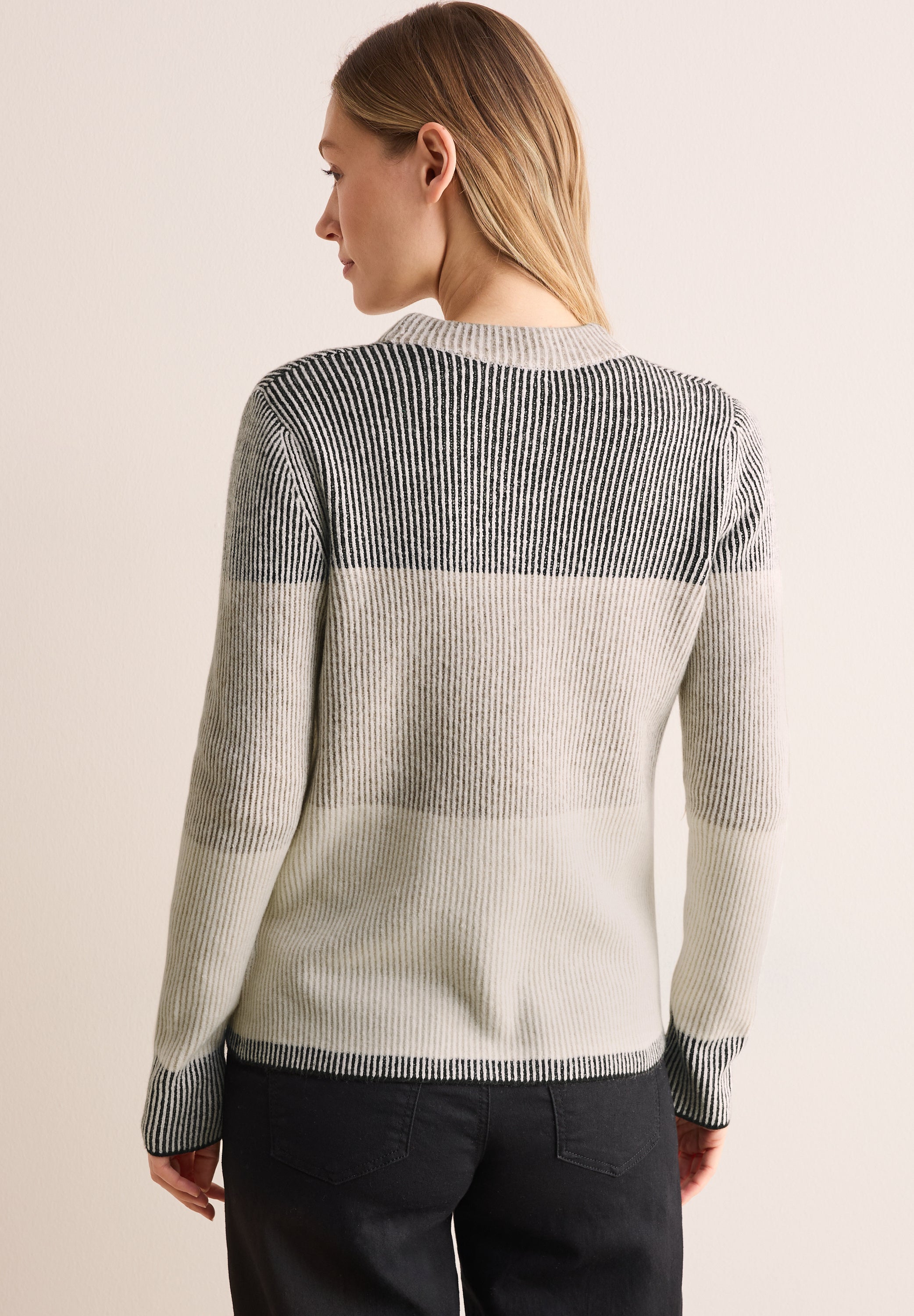 Cardigan mit Blockstreifen