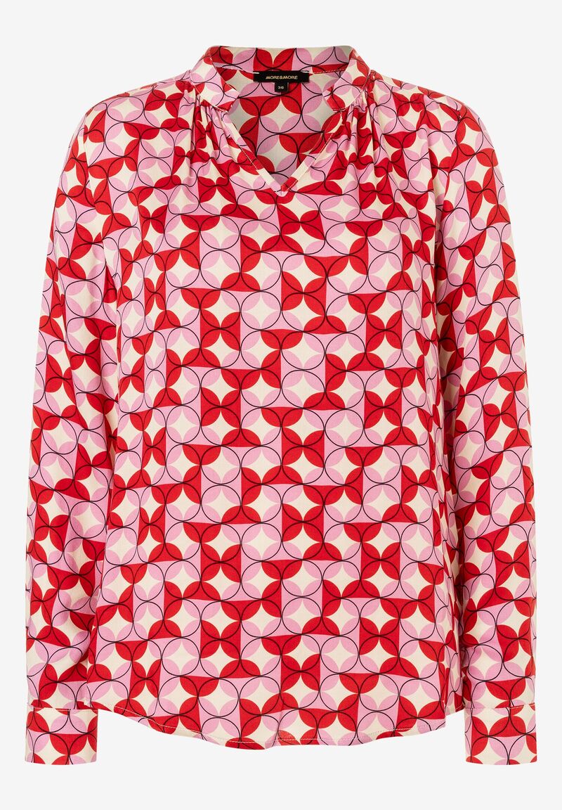 Satinbluse Print Frühjahrs-Kollektion