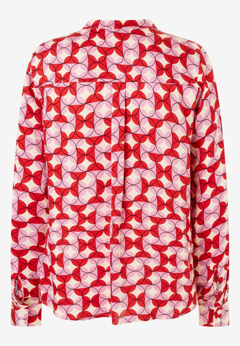 Satinbluse Print Frühjahrs-Kollektion