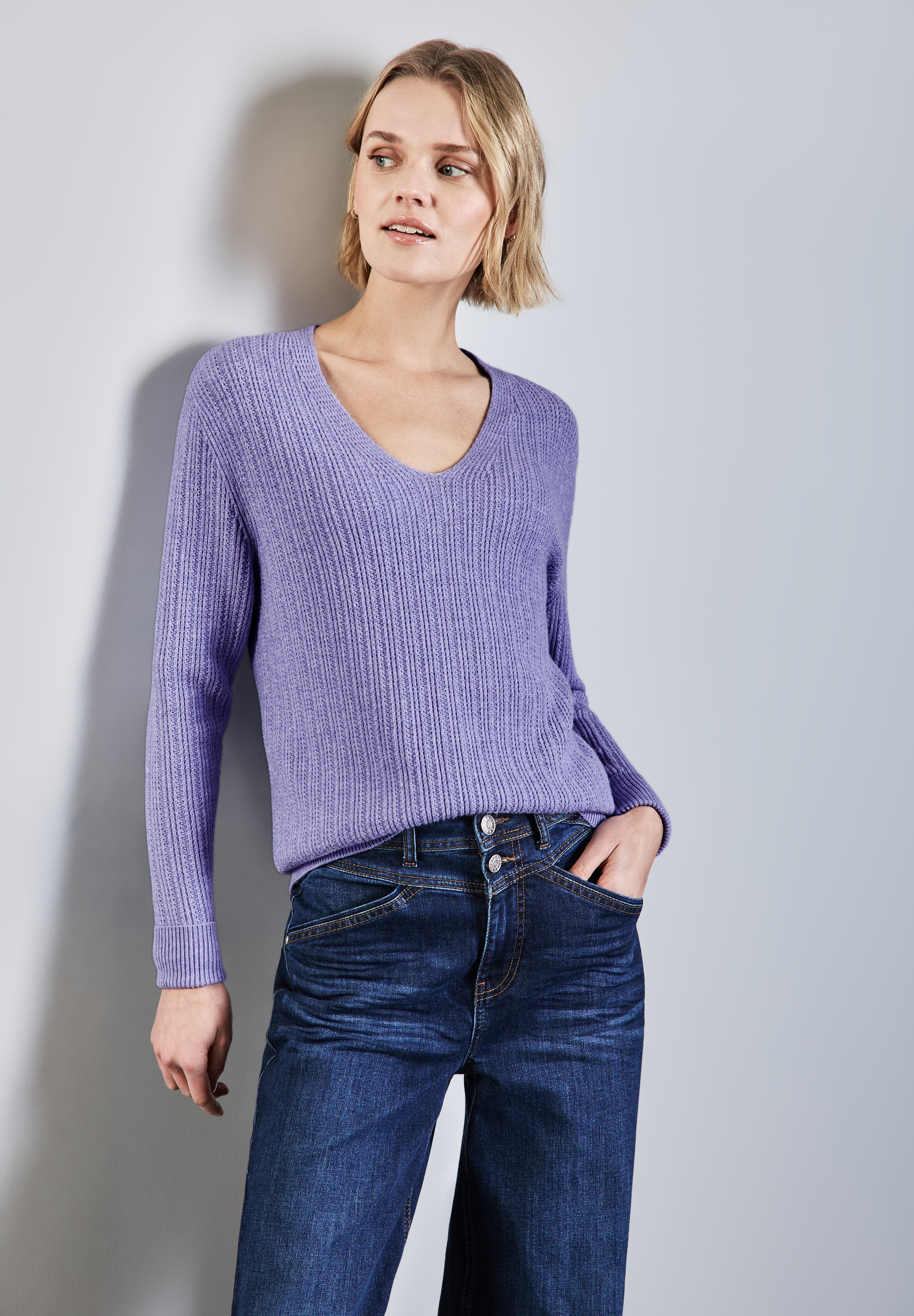 Kuscheliger V-Neck Pullover