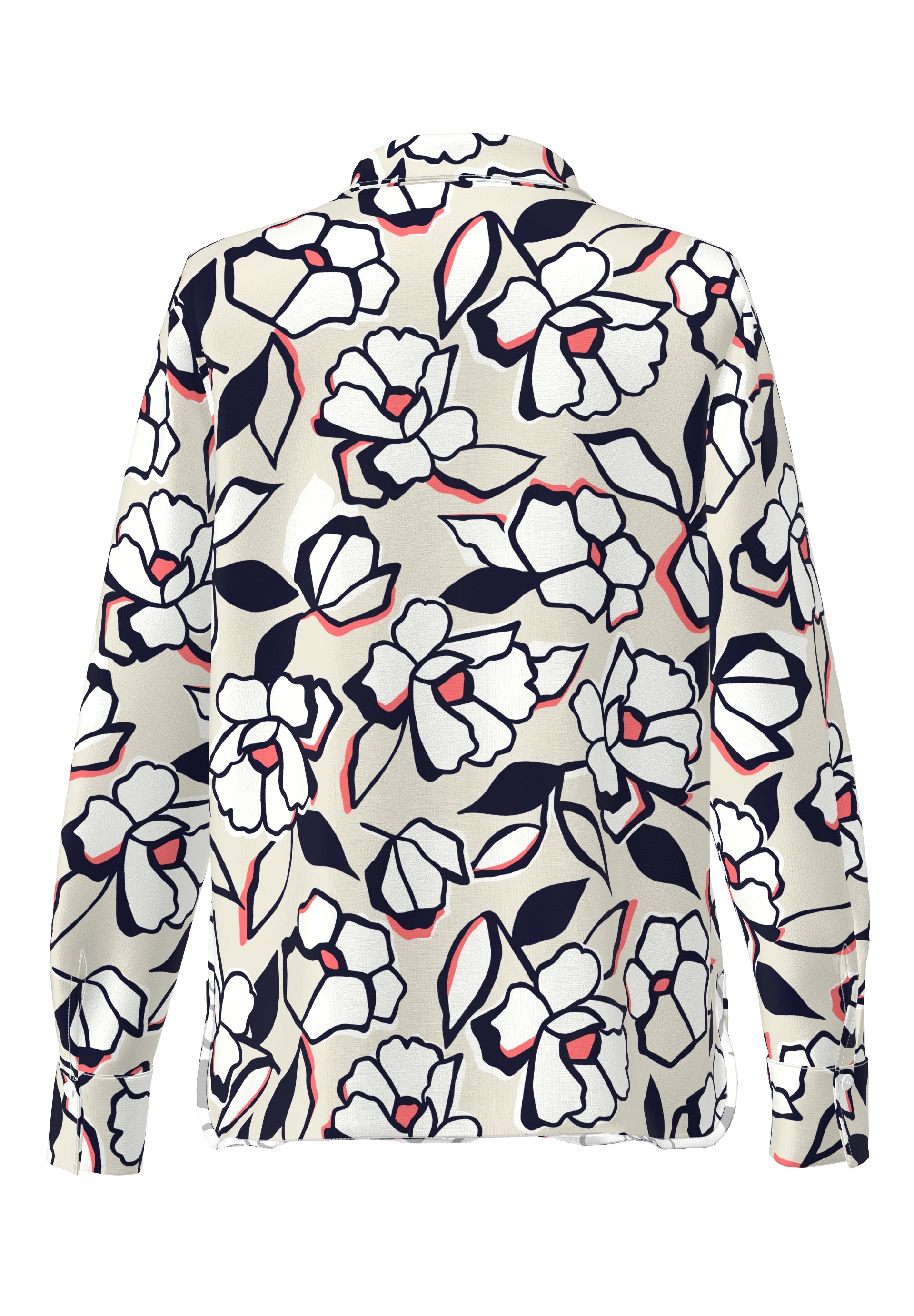 Langarmbluse ELEMENTS mit modernem Print