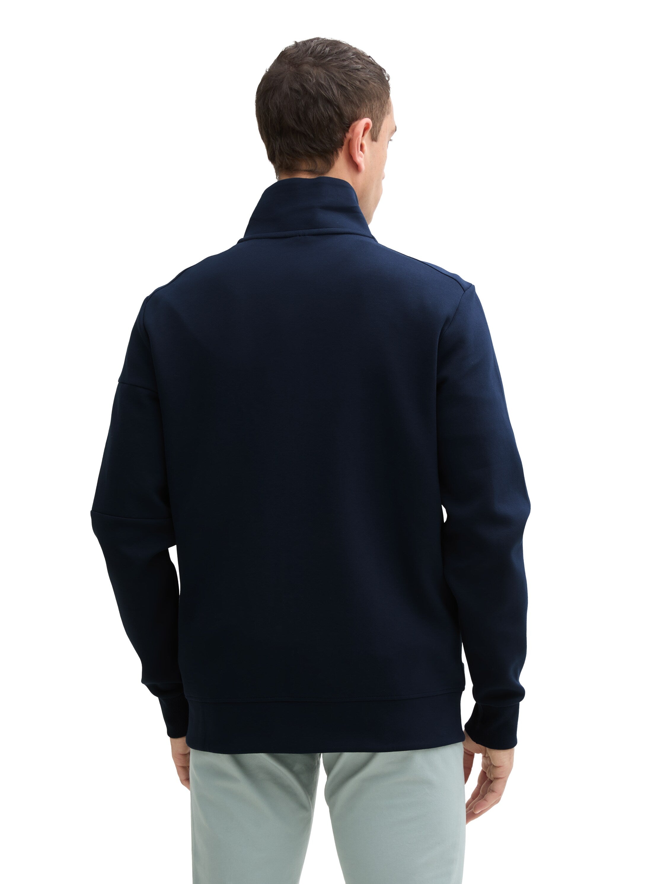 Sweatjacke mit Stehkragen