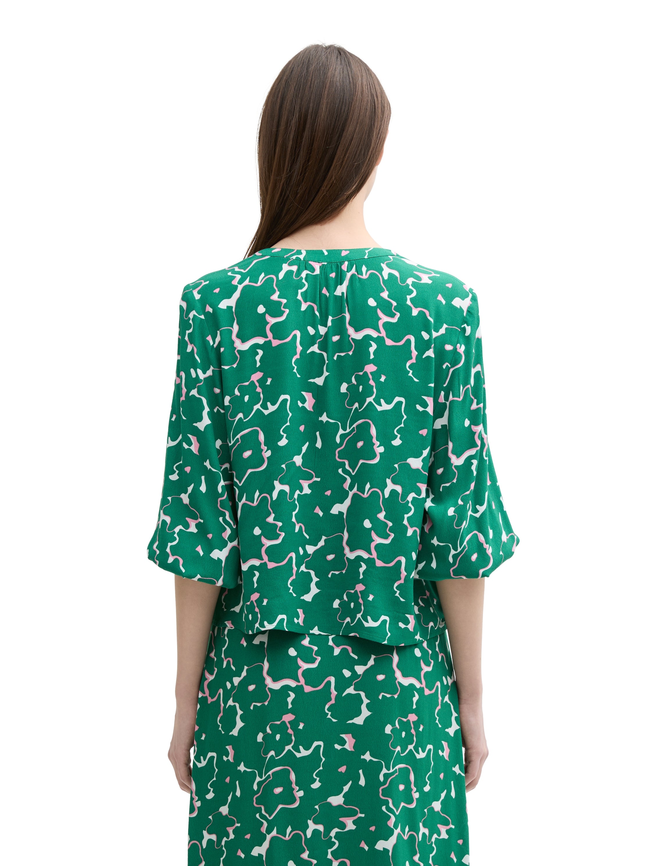 Loose Fit Bluse aus Viskose