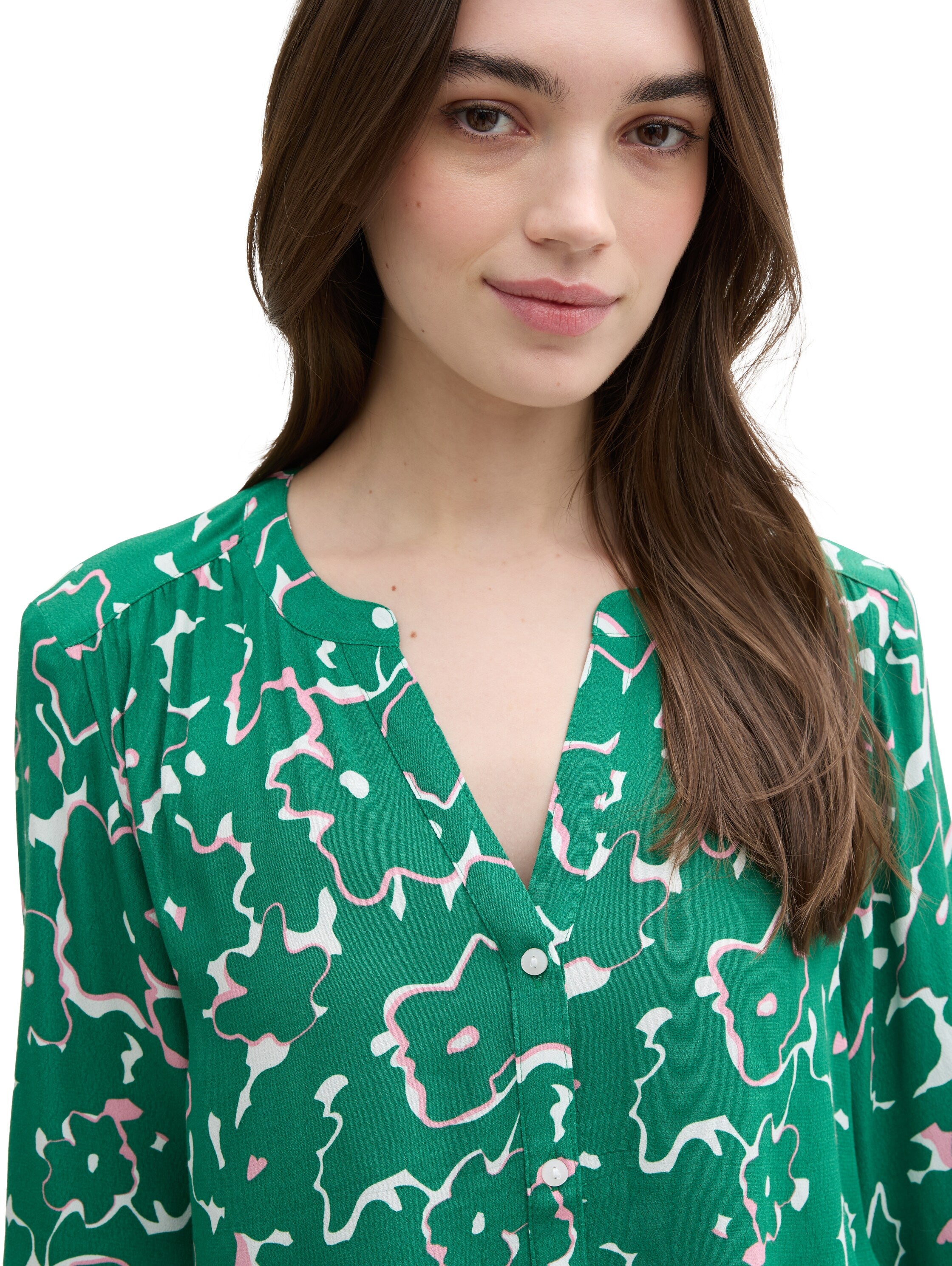 Loose Fit Bluse aus Viskose