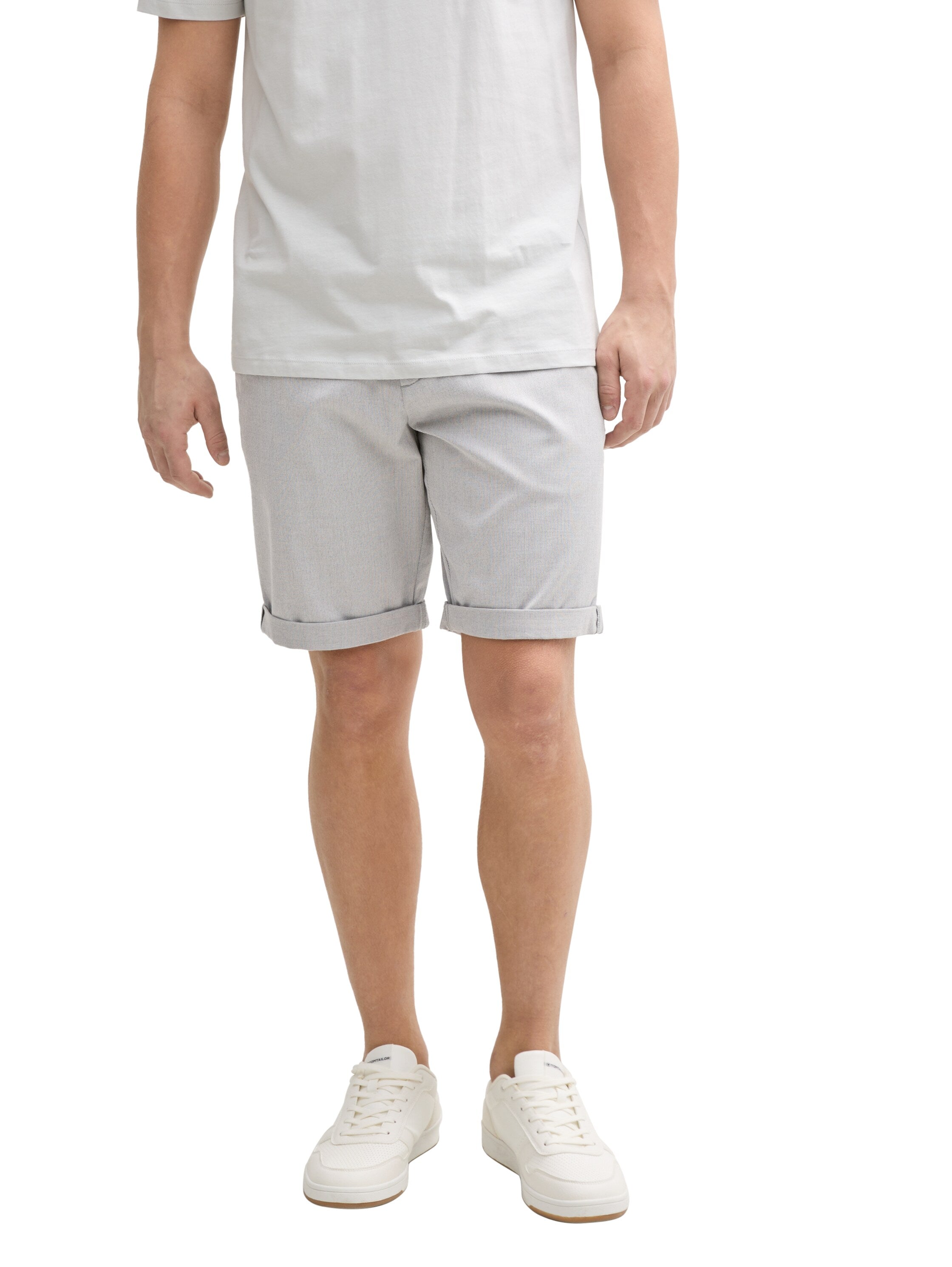 Regular Fit Chino Shorts mit Gürtel