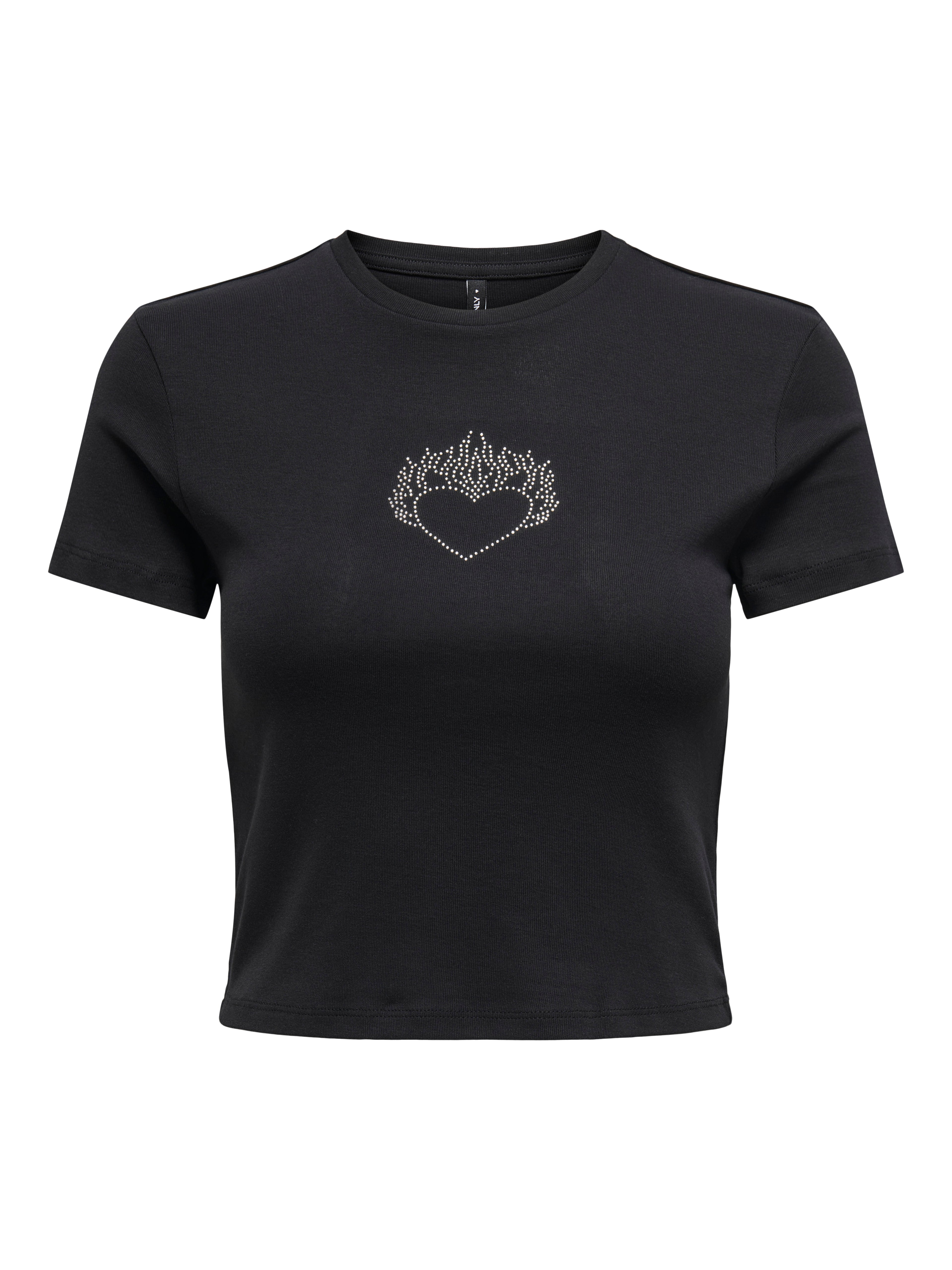 ONLKIRA LIFE S/S BLING SHORT TOP JRS