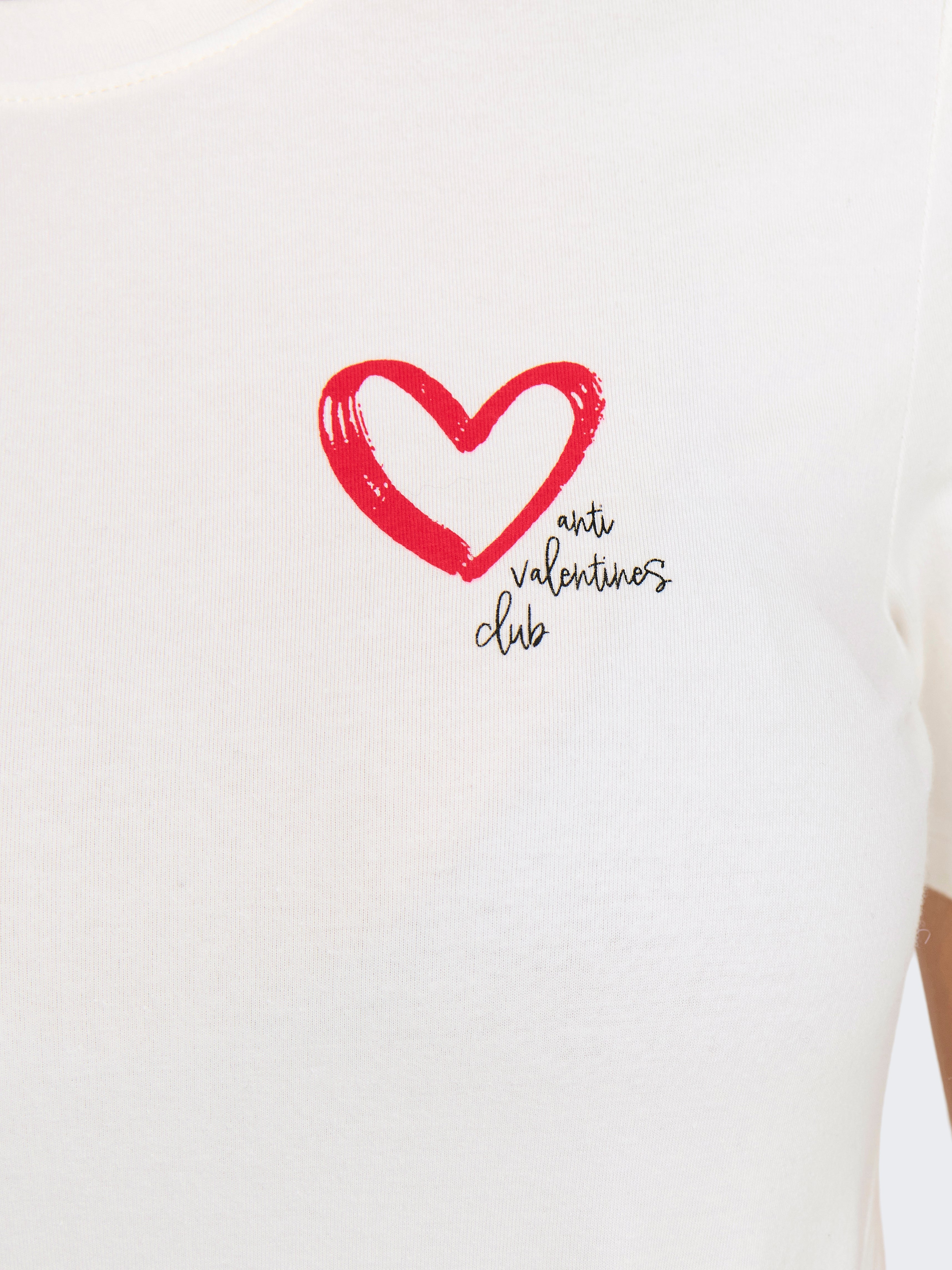 ONLVALLIE LIFE S/S LOVE TOP BOX JRS