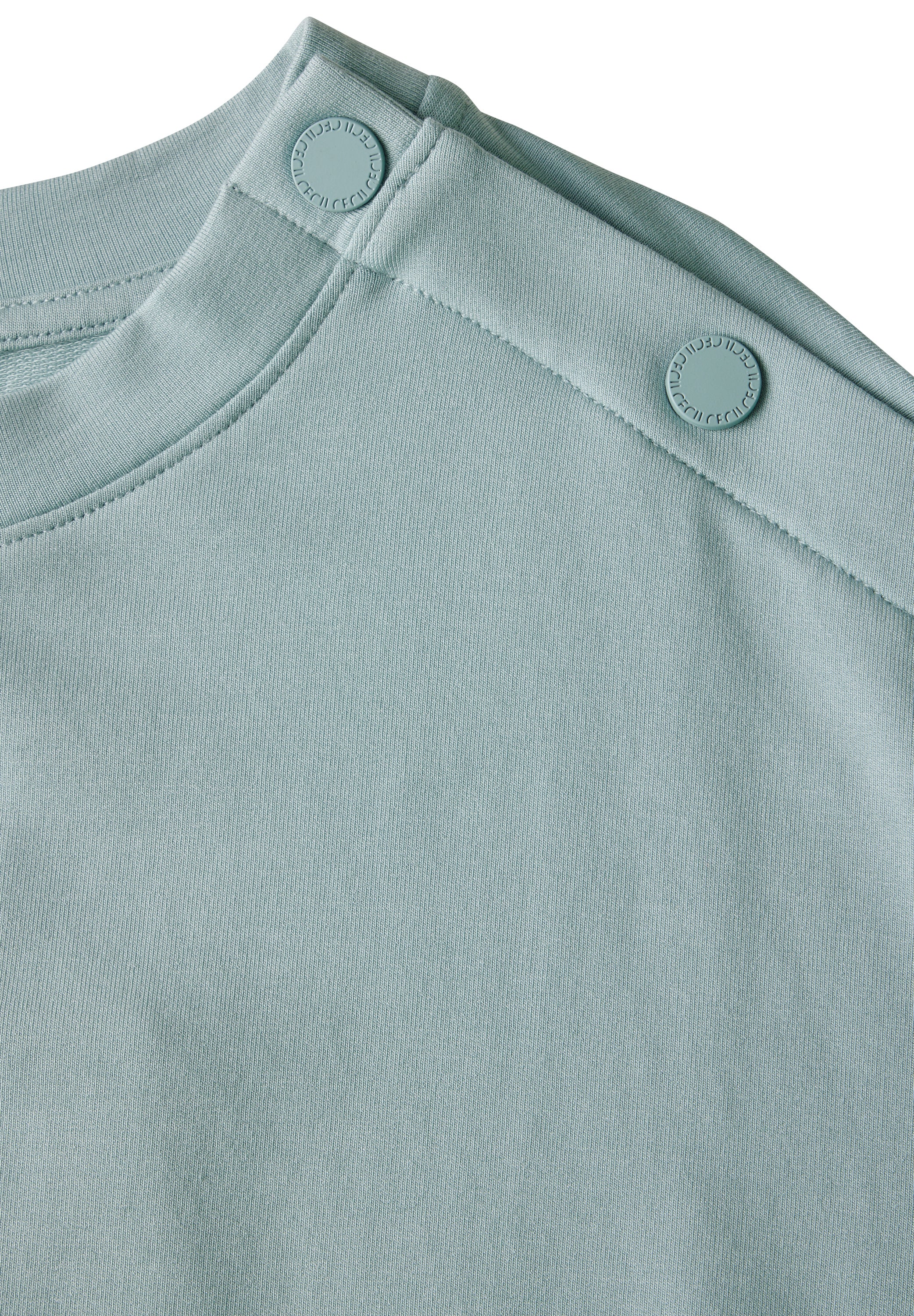 T-Shirt mit Knopfdetail