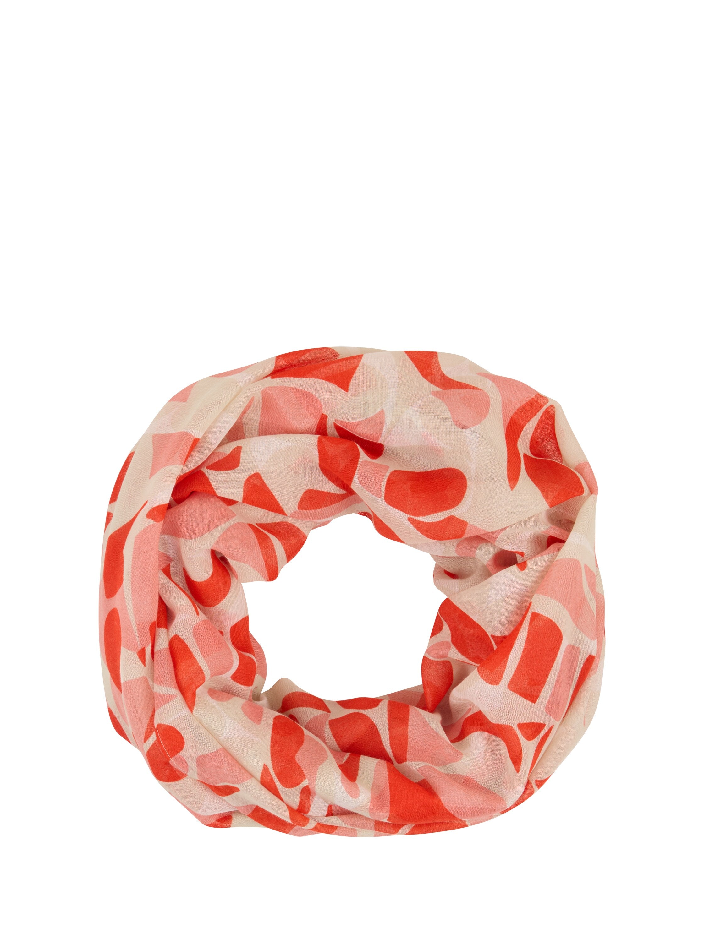 Loop-Schal mit Muster