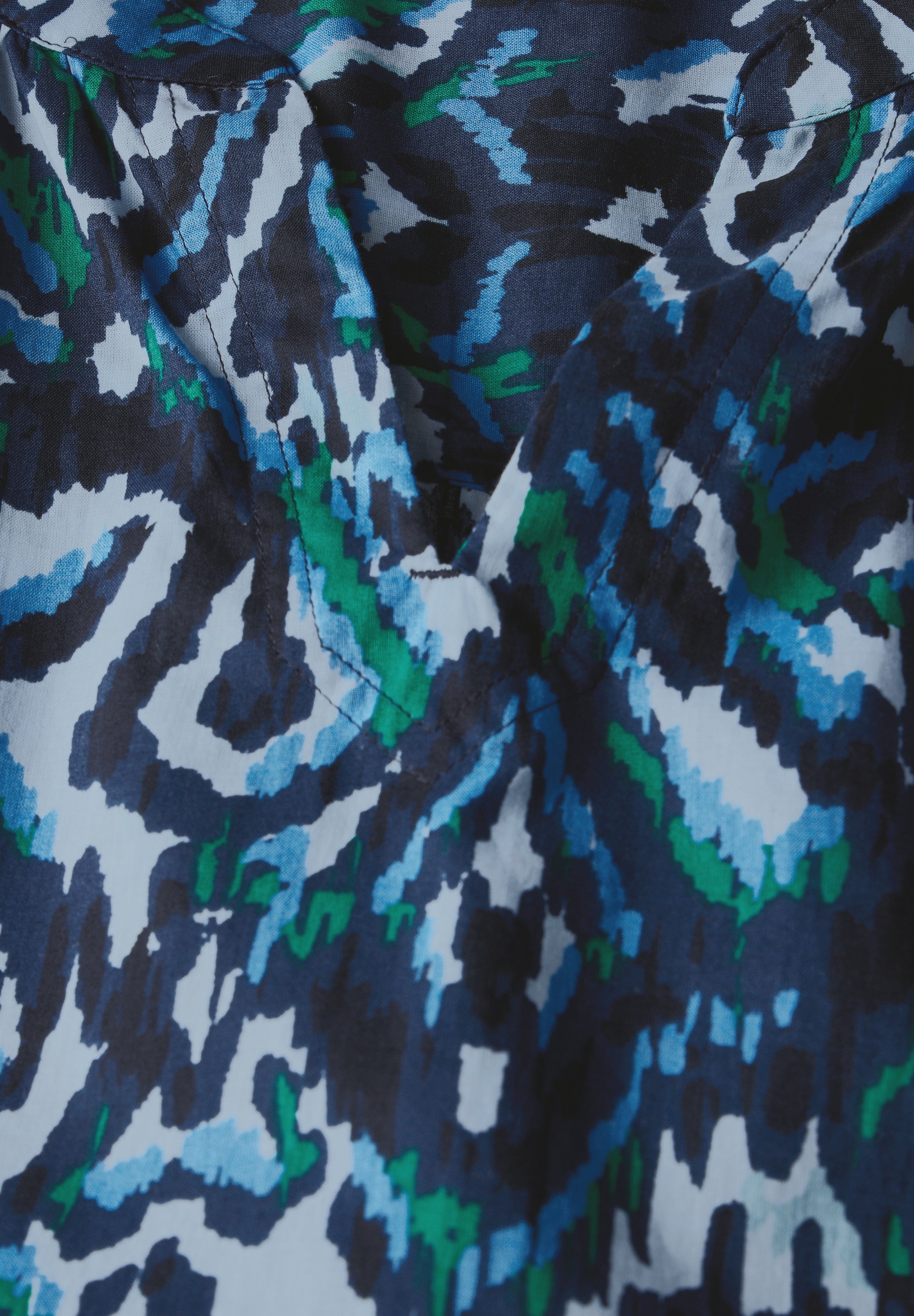 Bedruckte Baumwollbluse