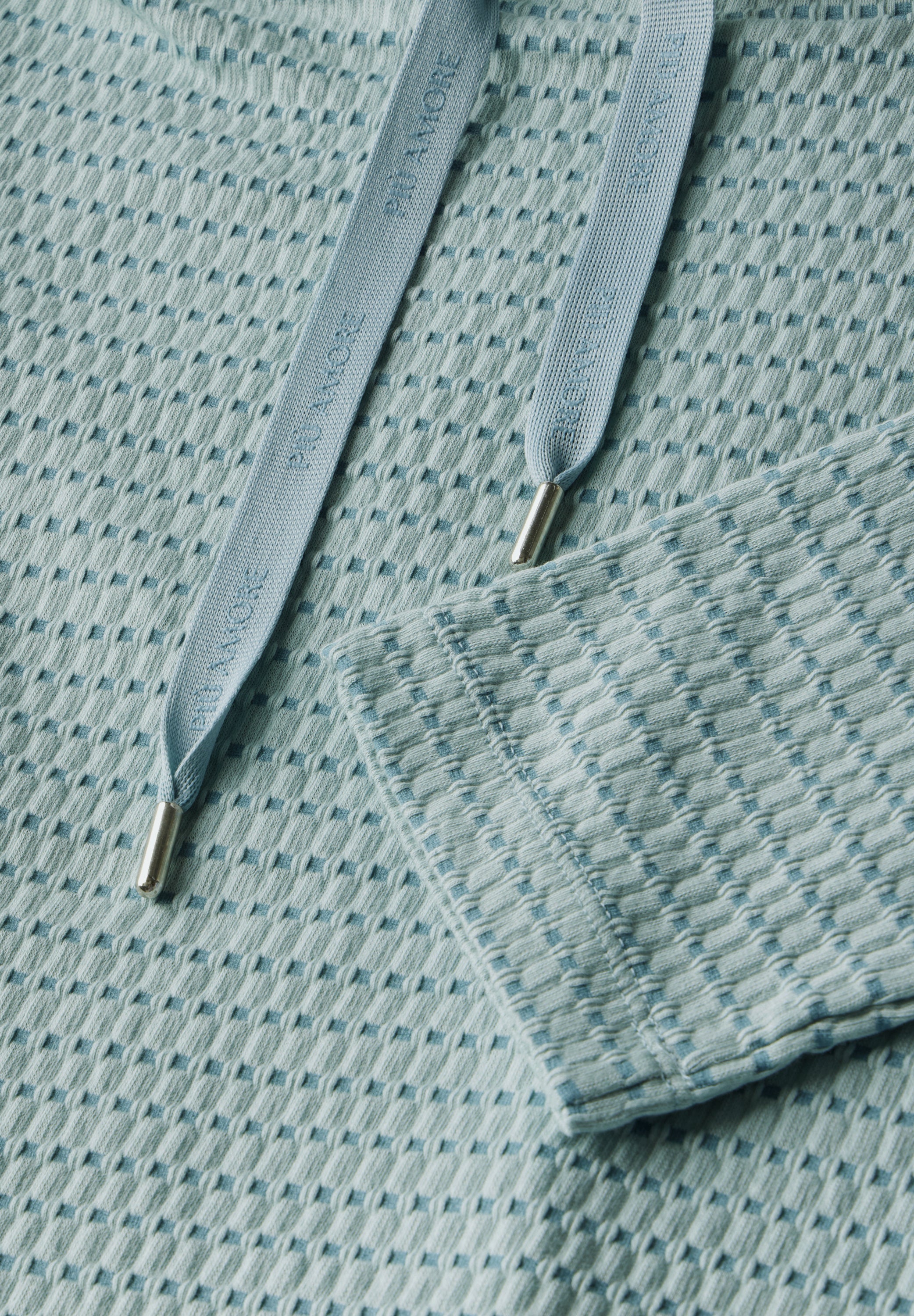 Two-Tone Strukturshirt