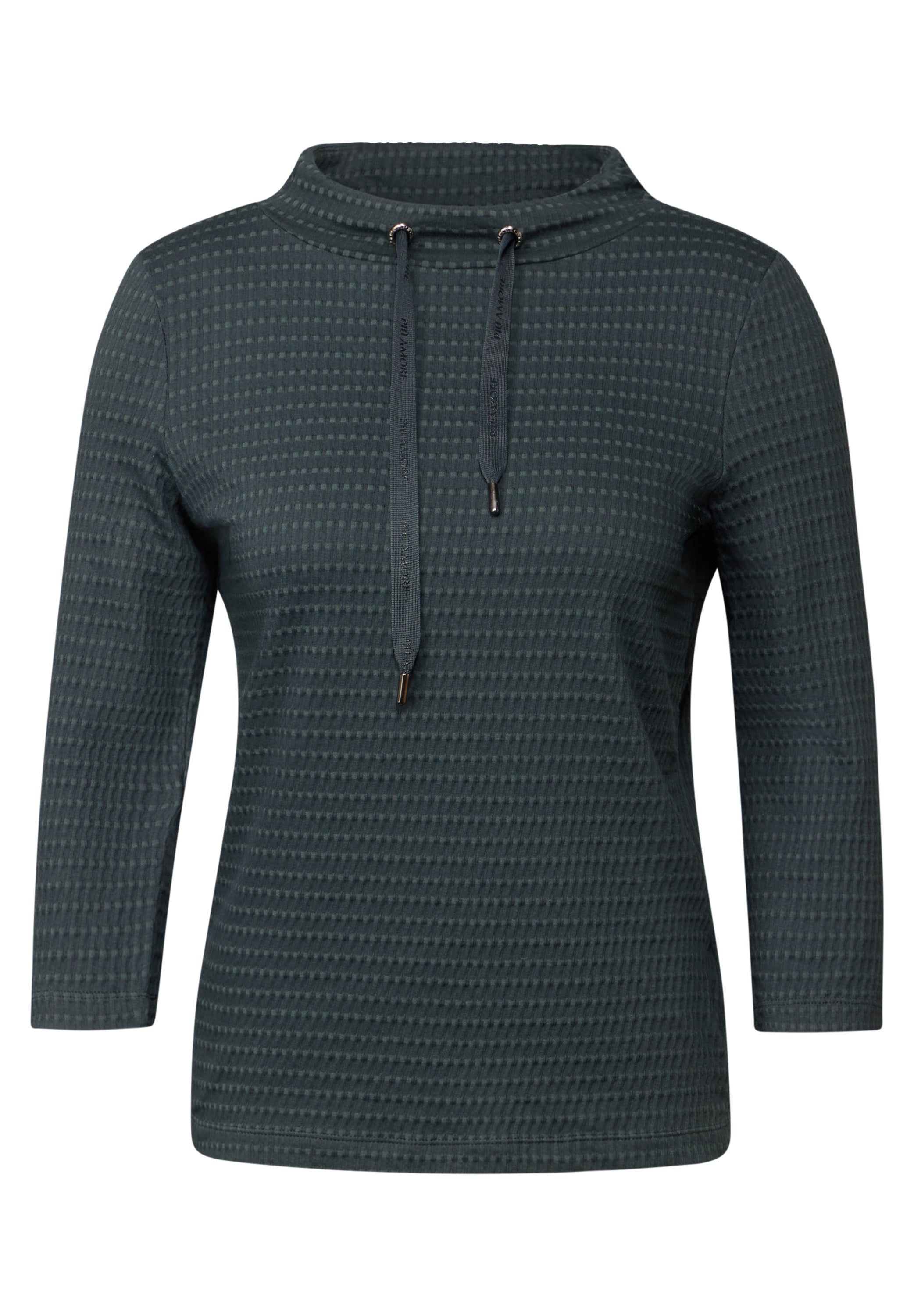 Two-Tone Strukturshirt