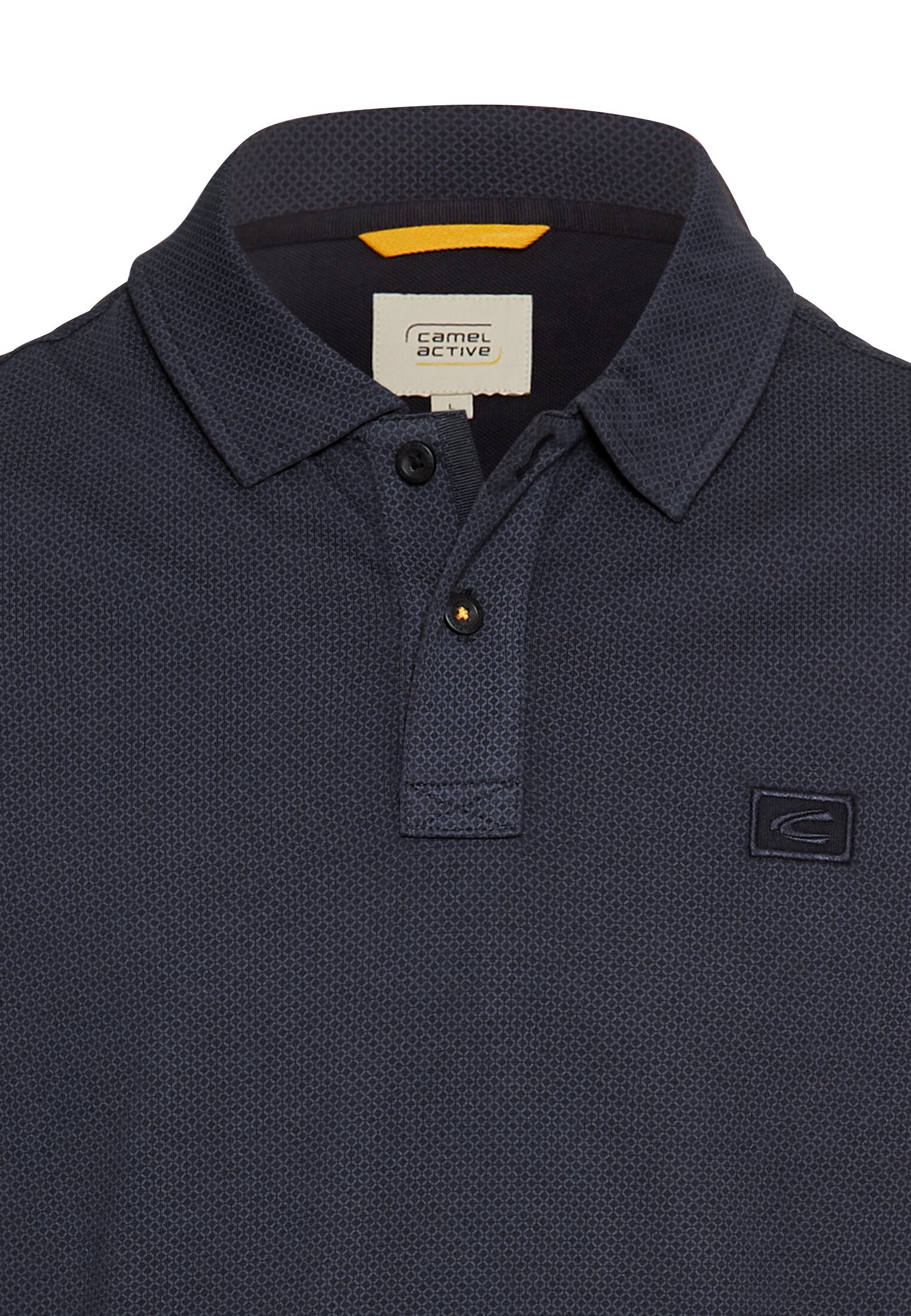 Kurzarm Poloshirt aus reiner Baumwolle