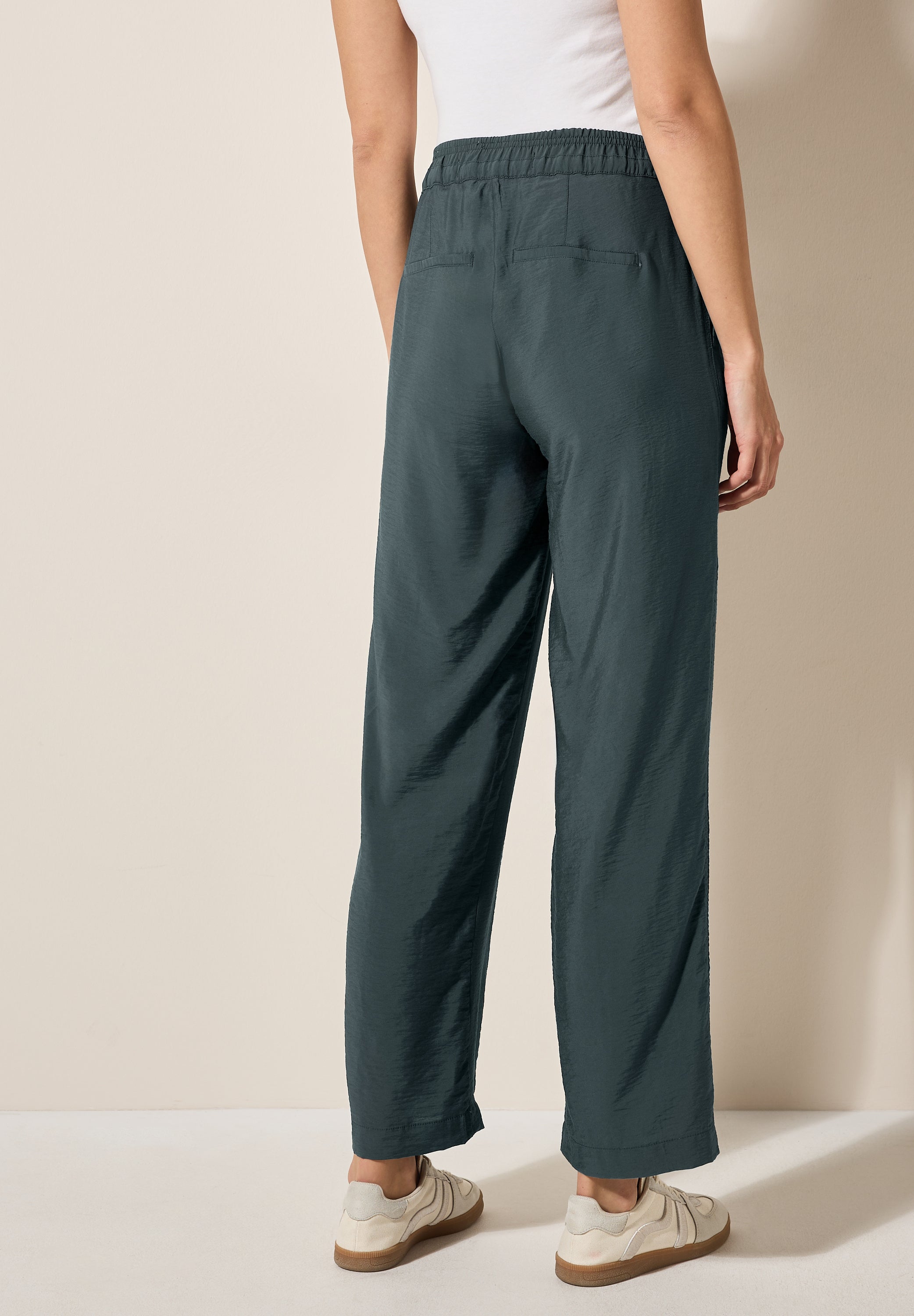 Wide Leg Strukturhose