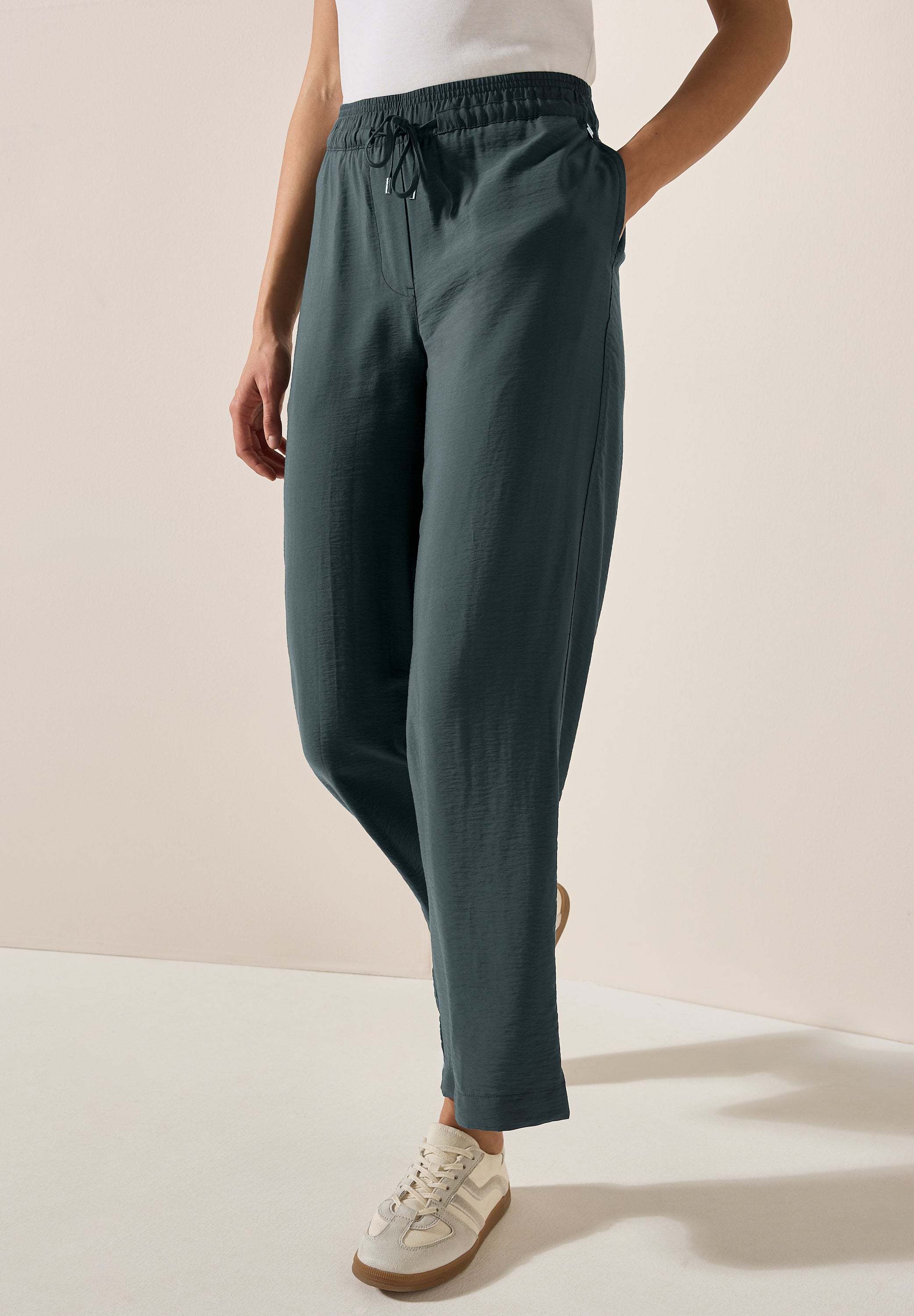 Wide Leg Strukturhose