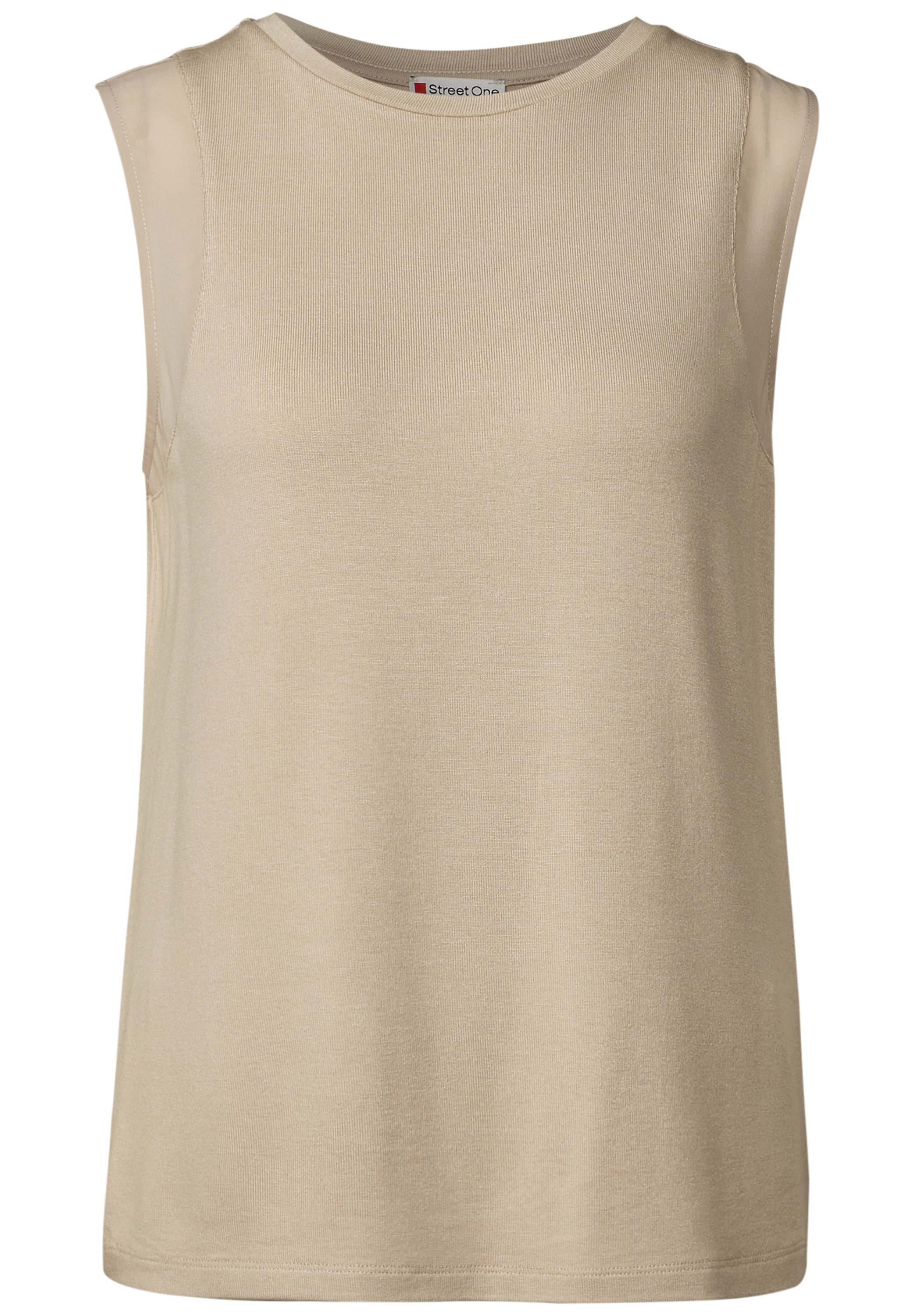 Top mit Chiffondetails