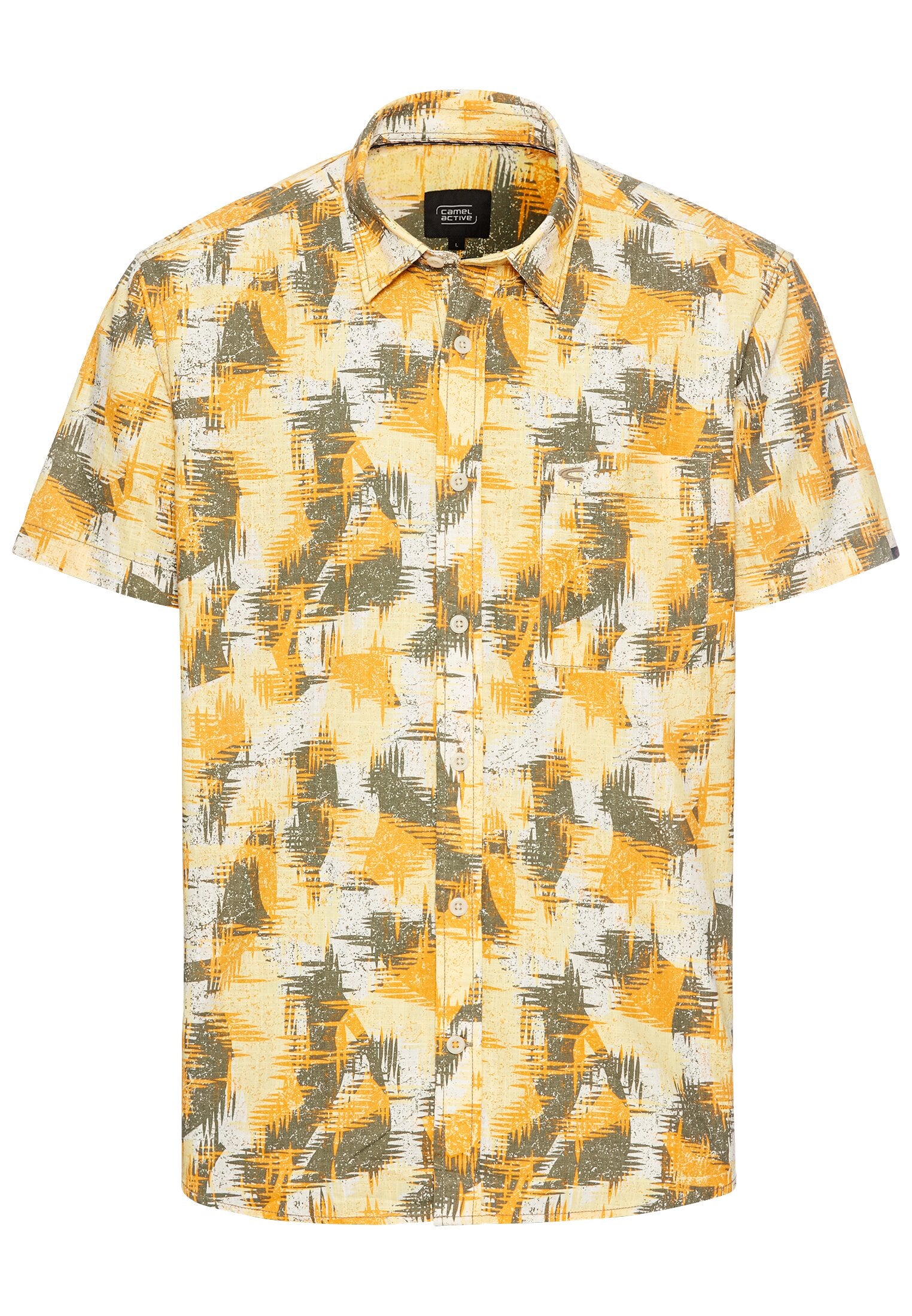 Kurzarmhemd mit Strukturmuster