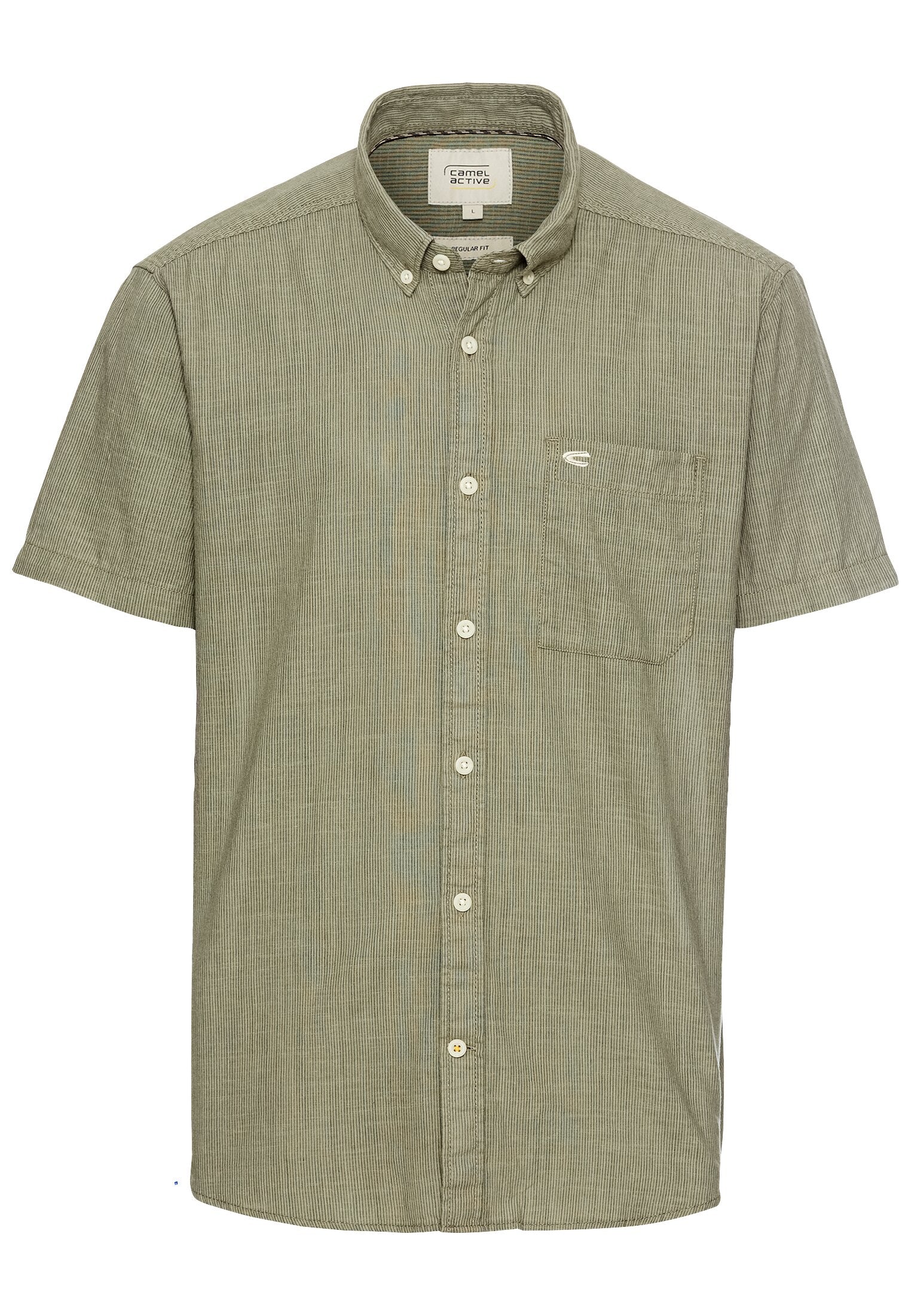 Kurzarmhemd mit Strukturmuster