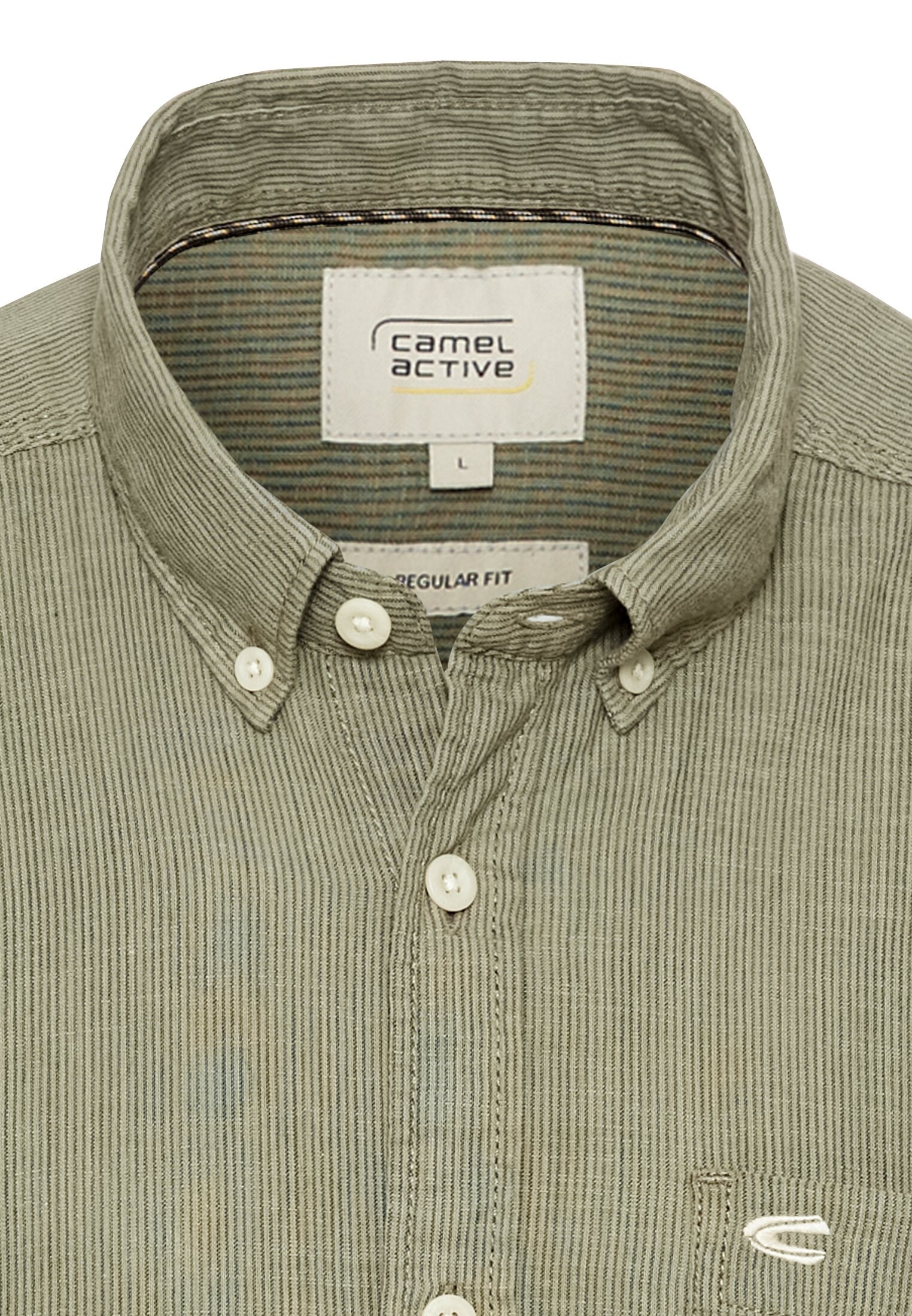 Kurzarmhemd mit Strukturmuster