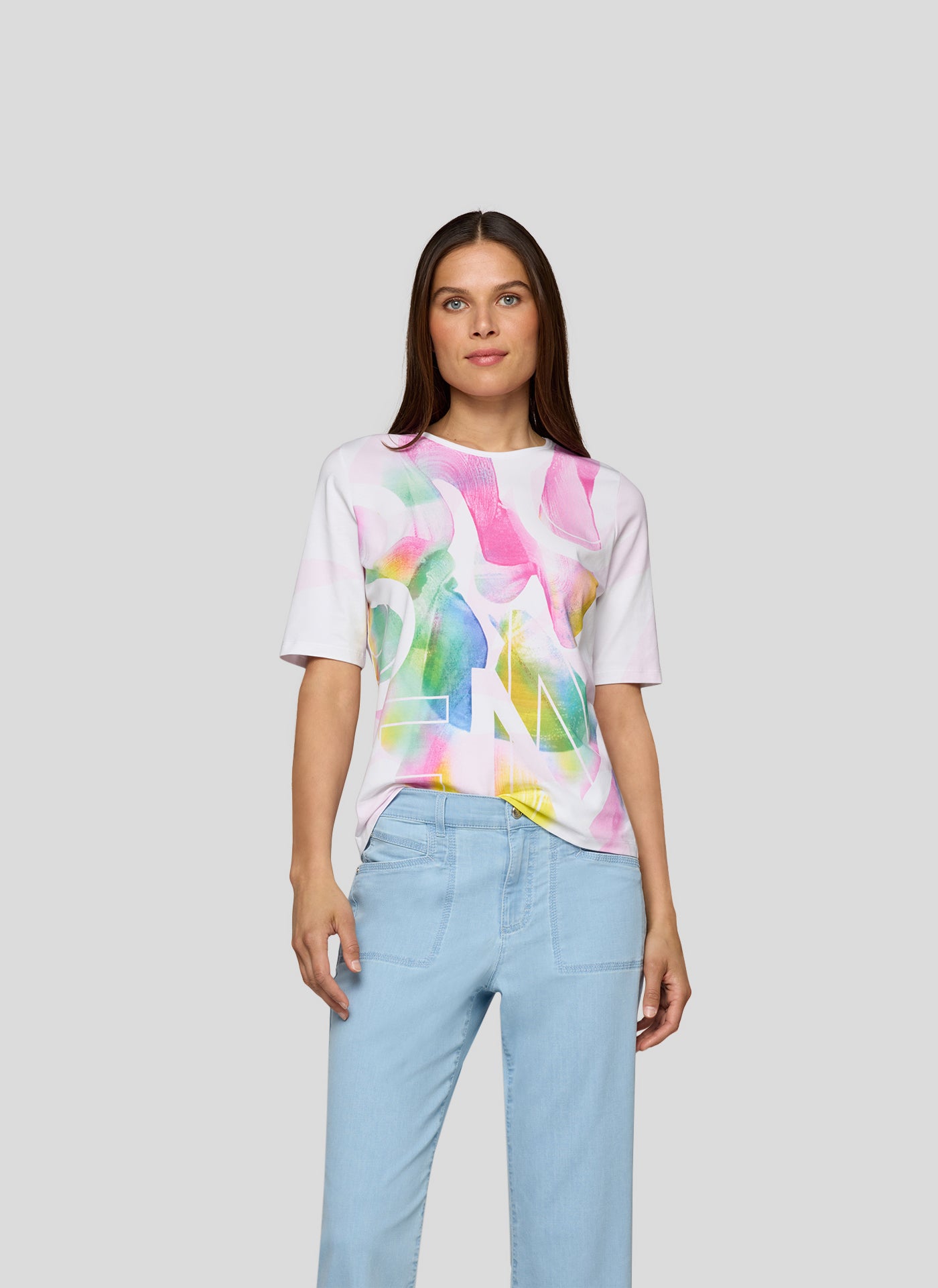T-Shirt mit Allover-Print
