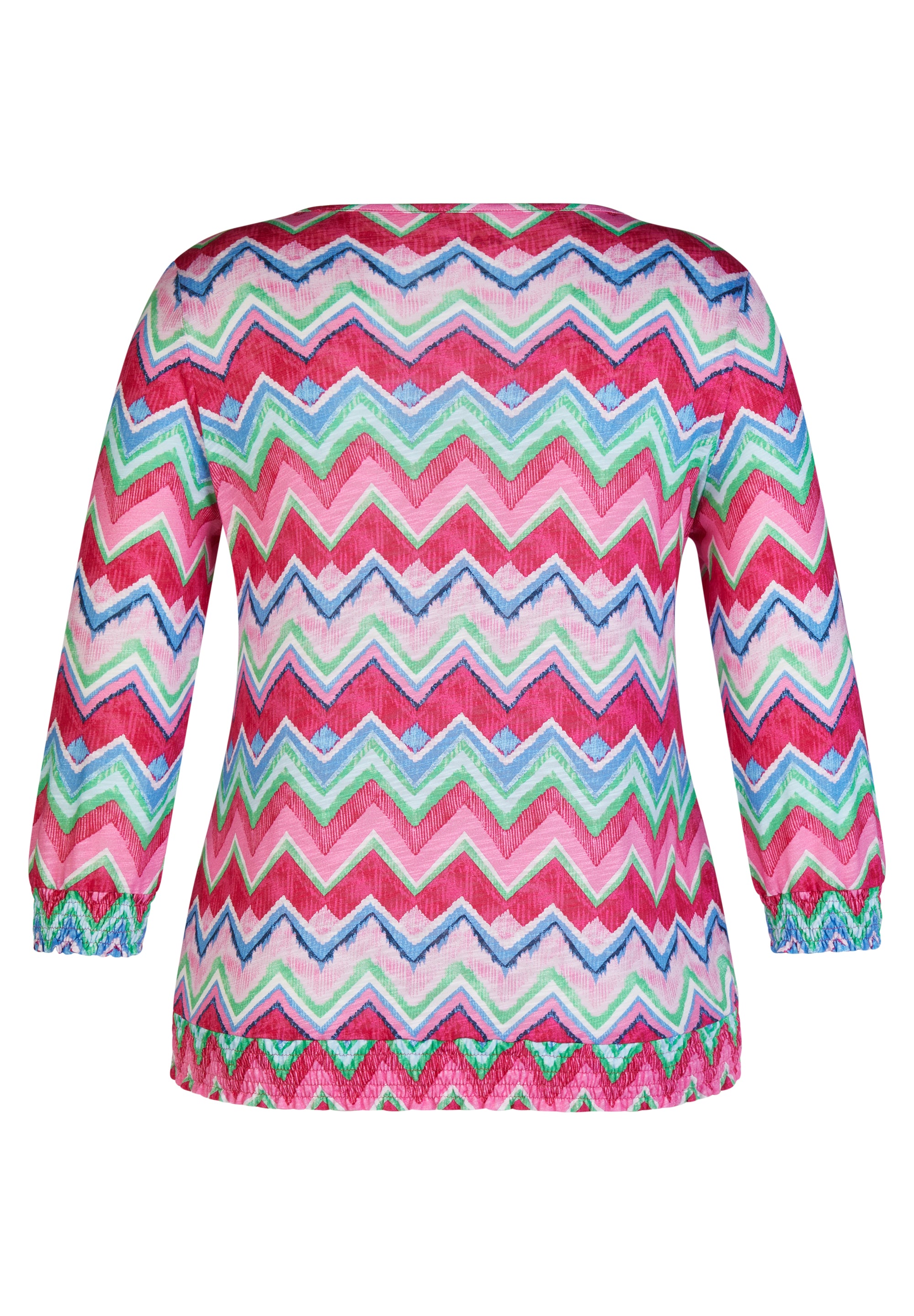 T-Shirt mit Tunikaausschnitt