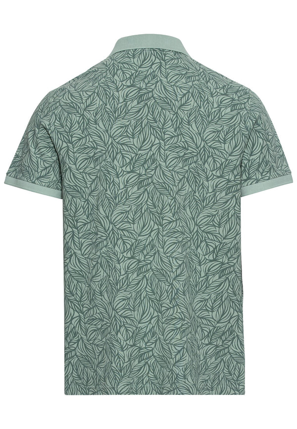 Piqué Poloshirt mit floralem Allover-Print