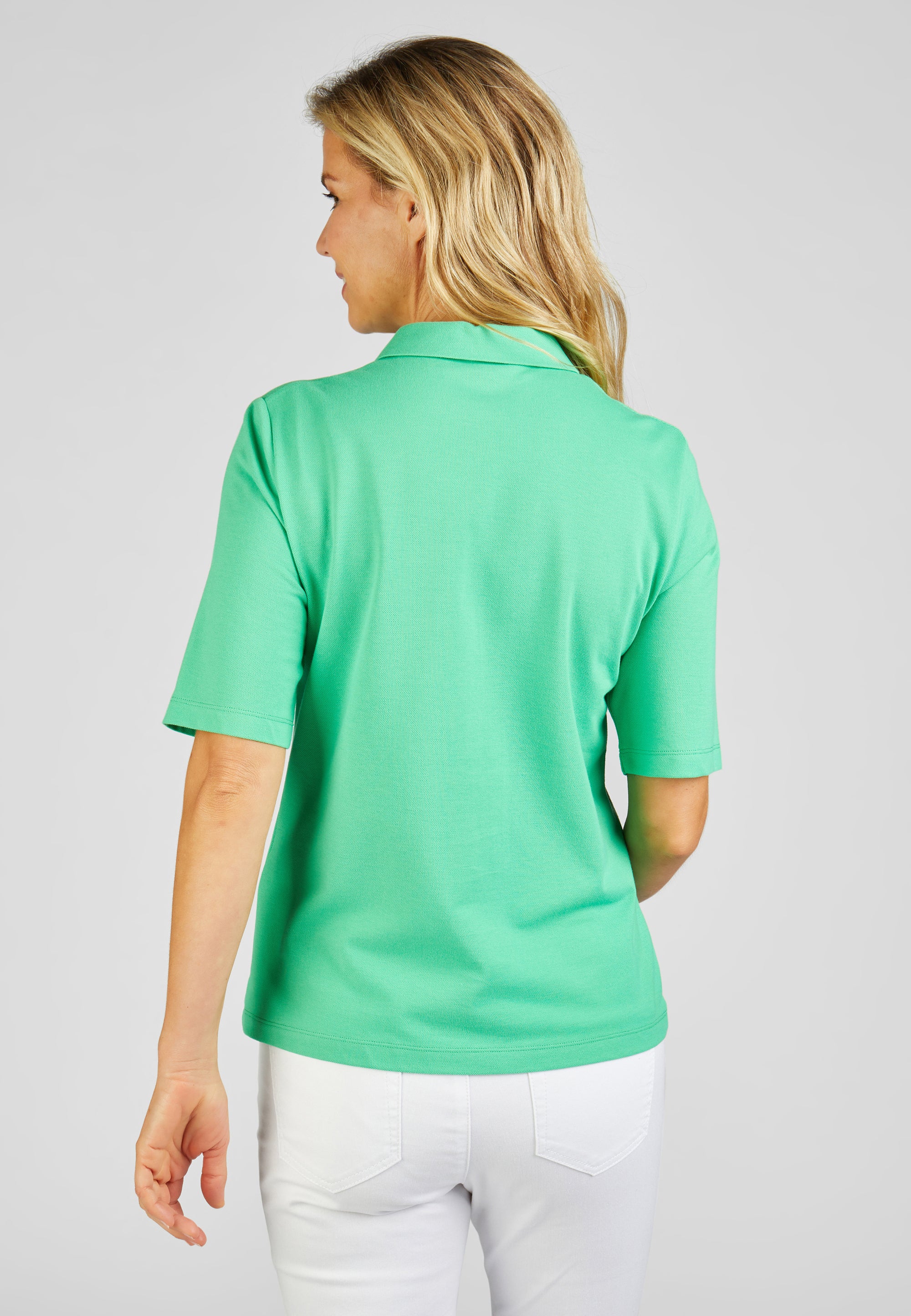 T-Shirt mit klassischer Knopfleiste