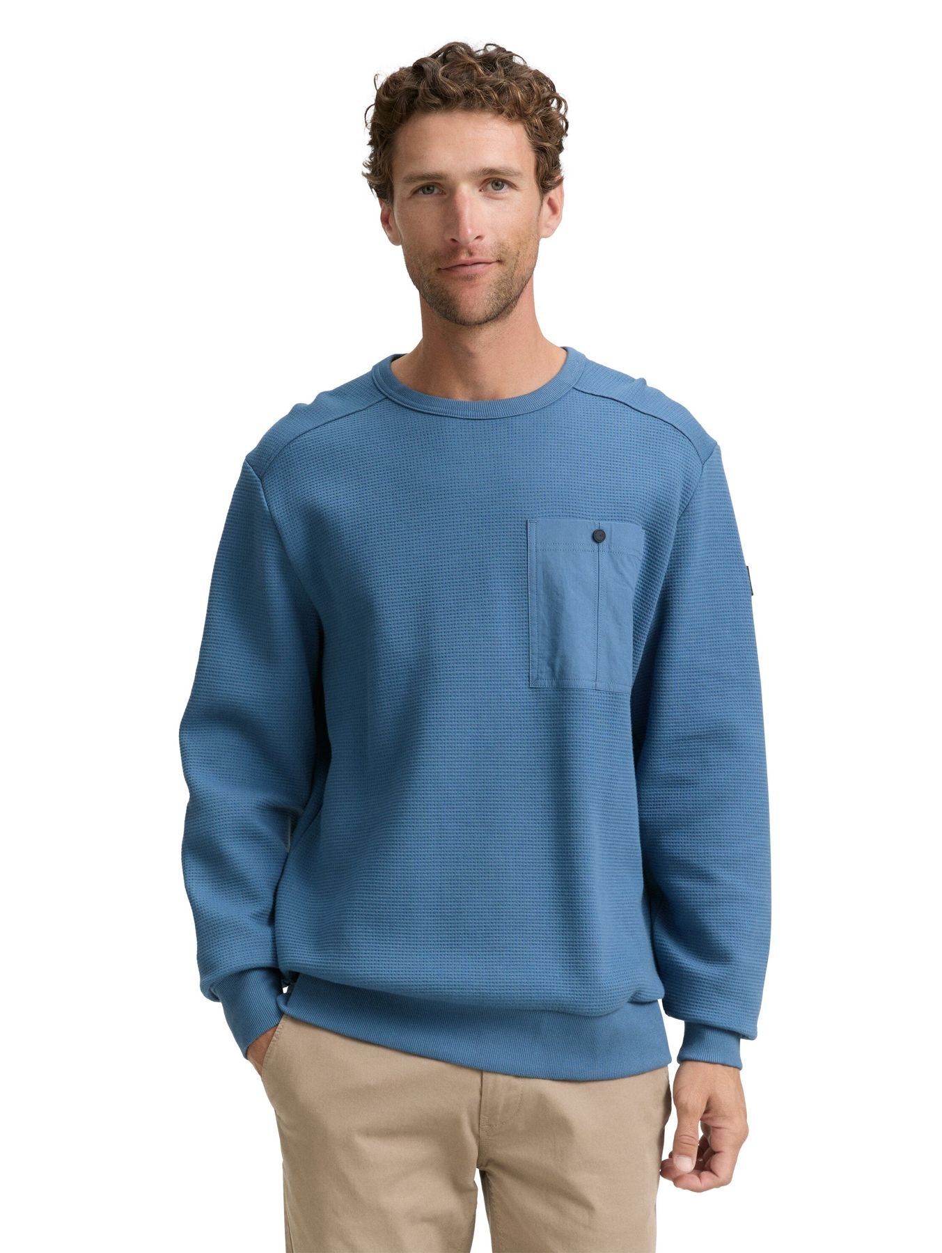 Sweatshirt mit Brusttasche