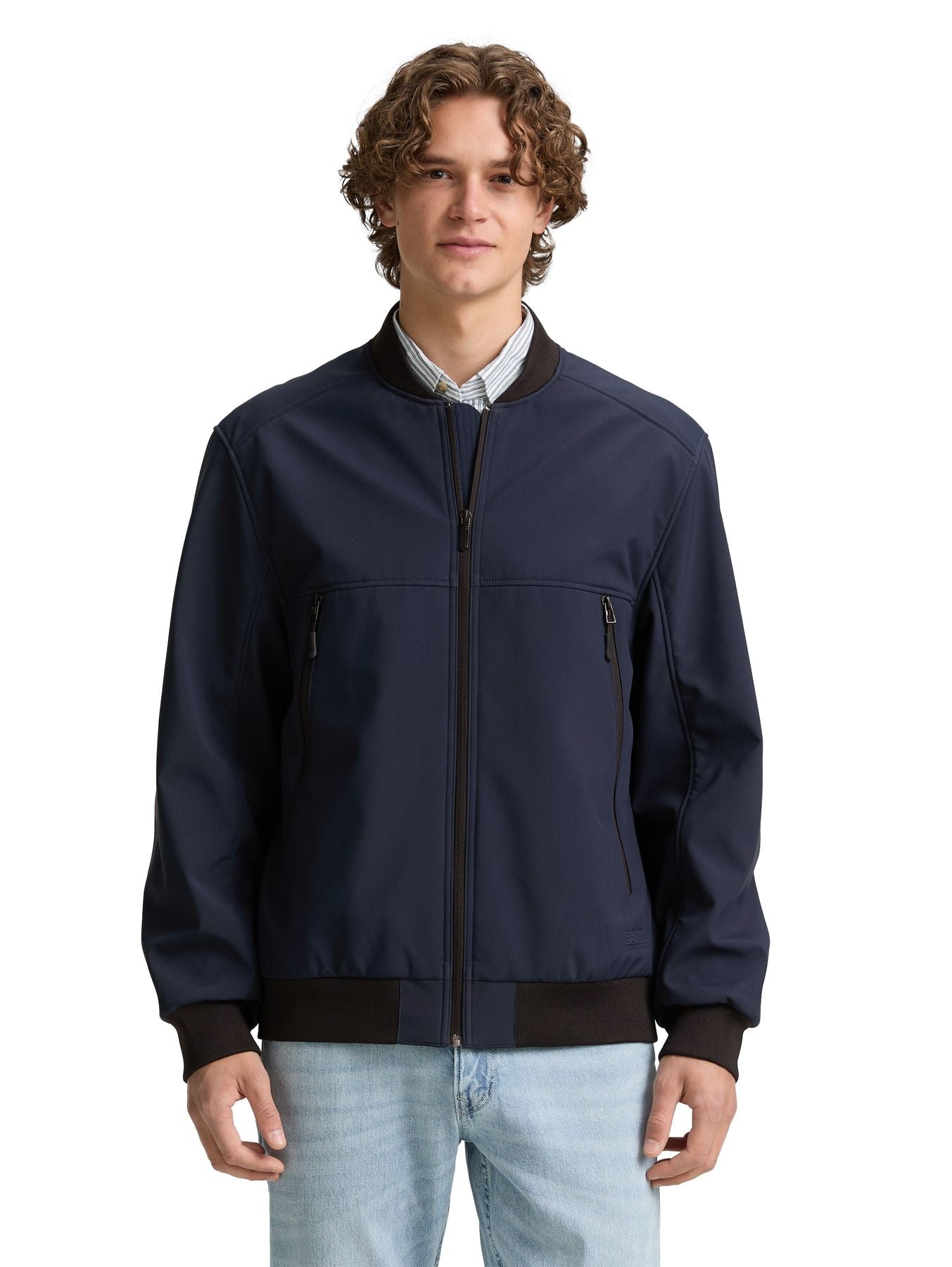 Softshell Jacke im Bomber-Style