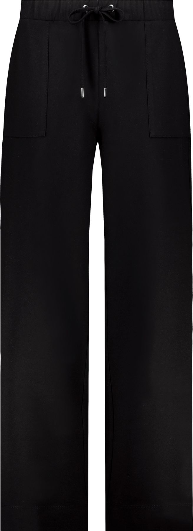 Elastische Wide-Leg-Hose