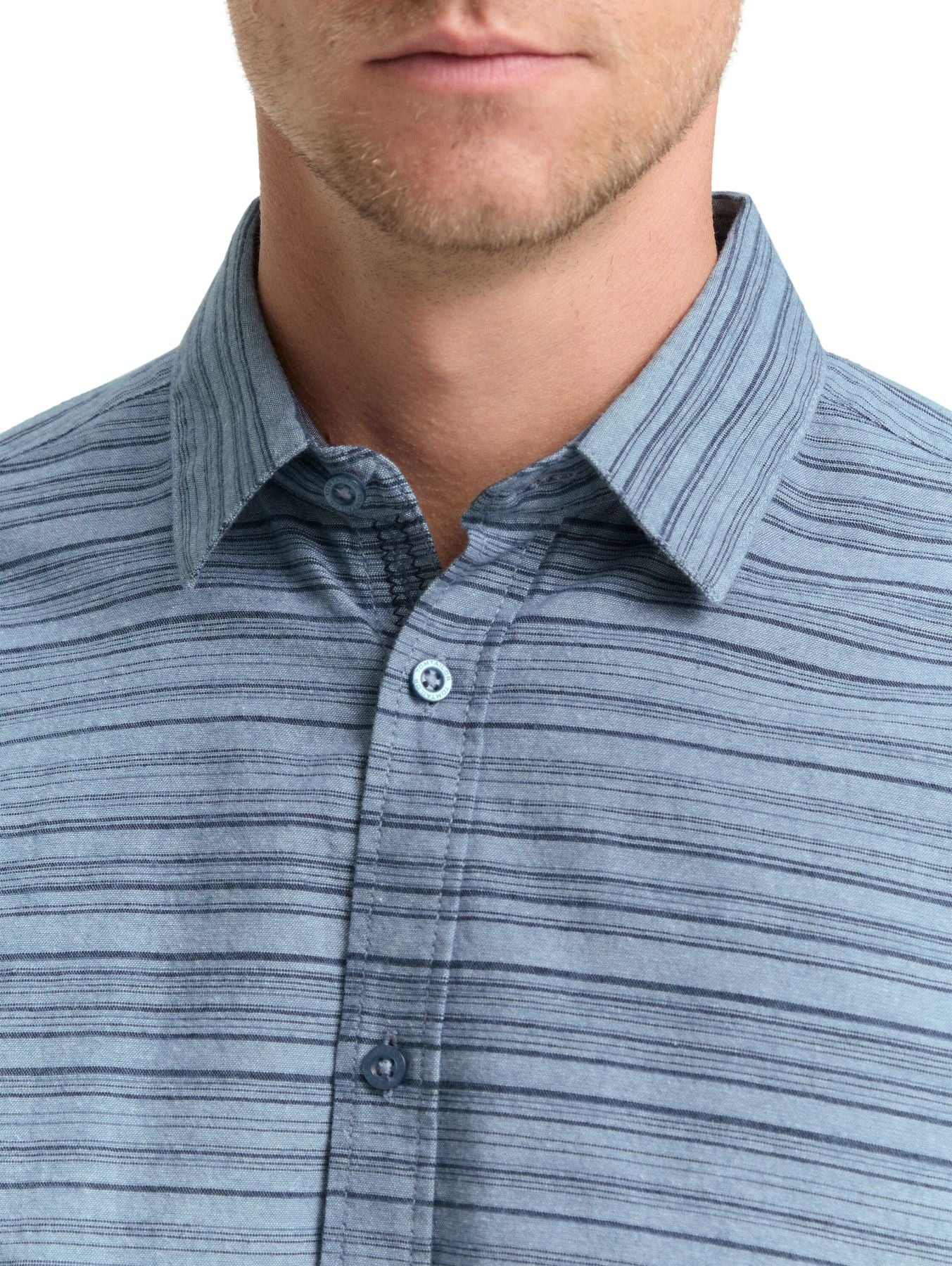 Regular Fit Hemd mit Streifenmuster