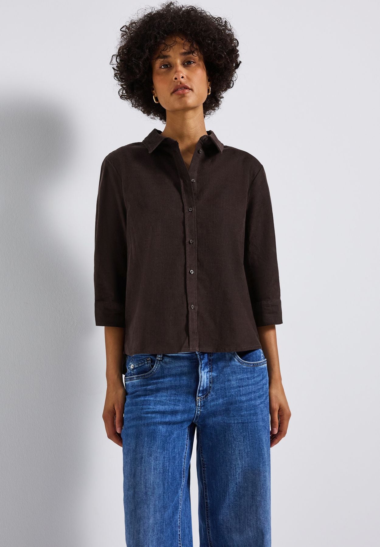 Cord Hemdbluse