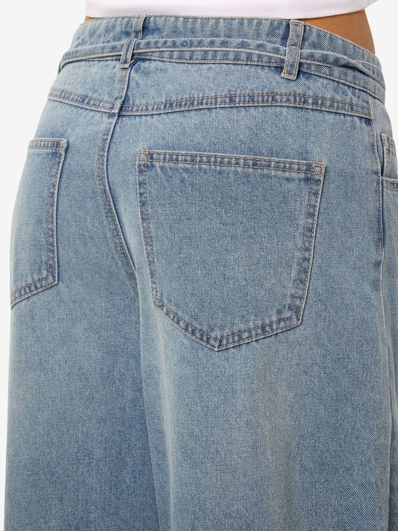 NMMAISY NW BELT LOOSE JEANS BS031LB