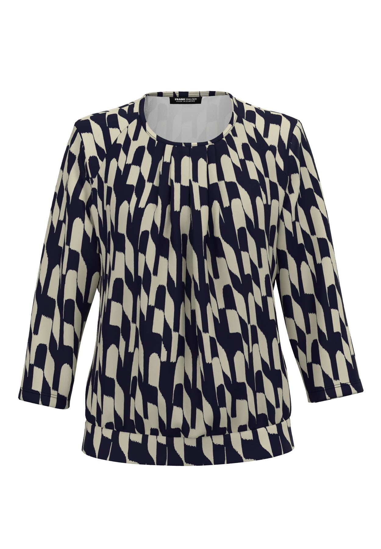 Blusenshirt NOS mit aparter Faltenpartie