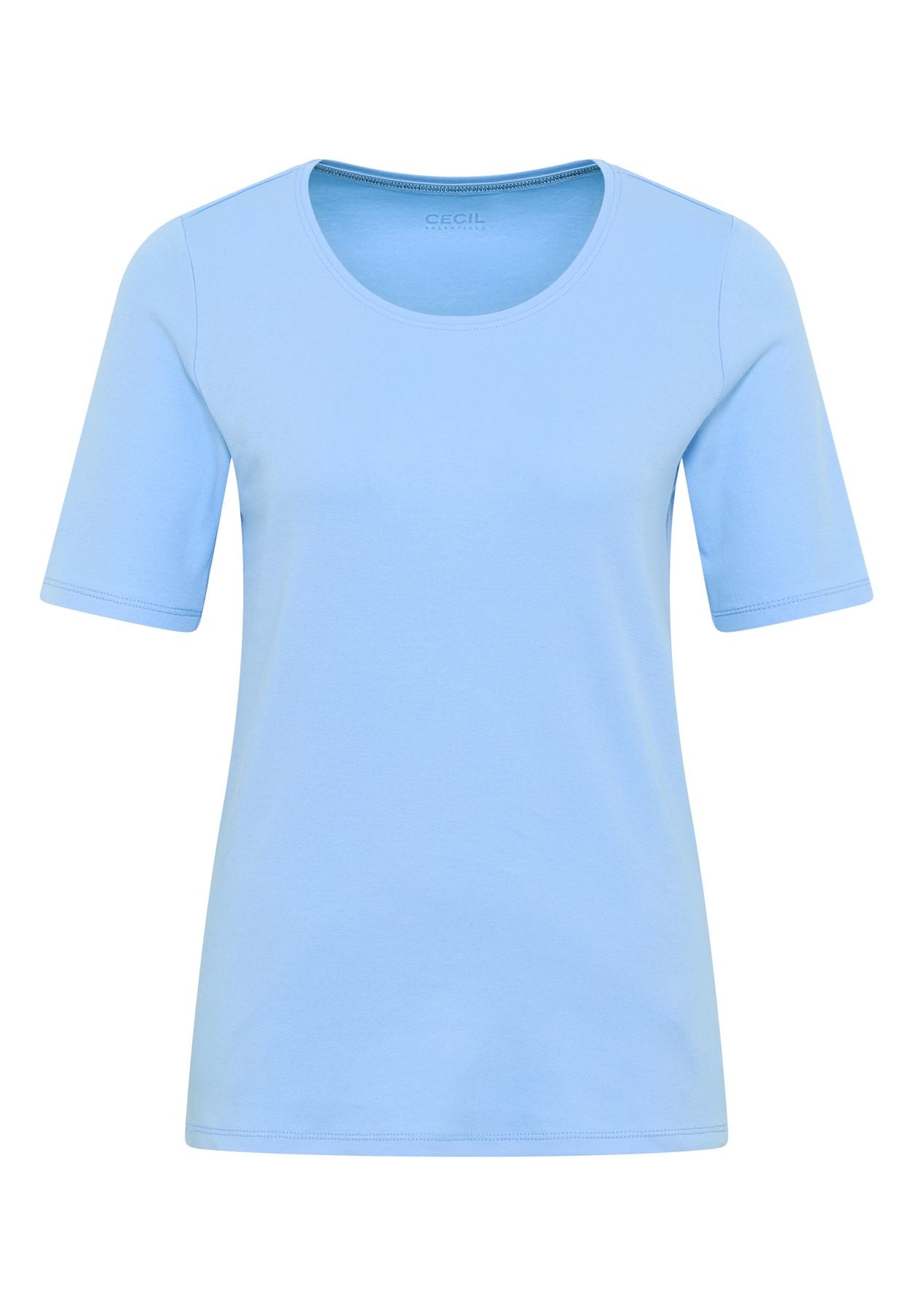 T-Shirt in Unifarbe